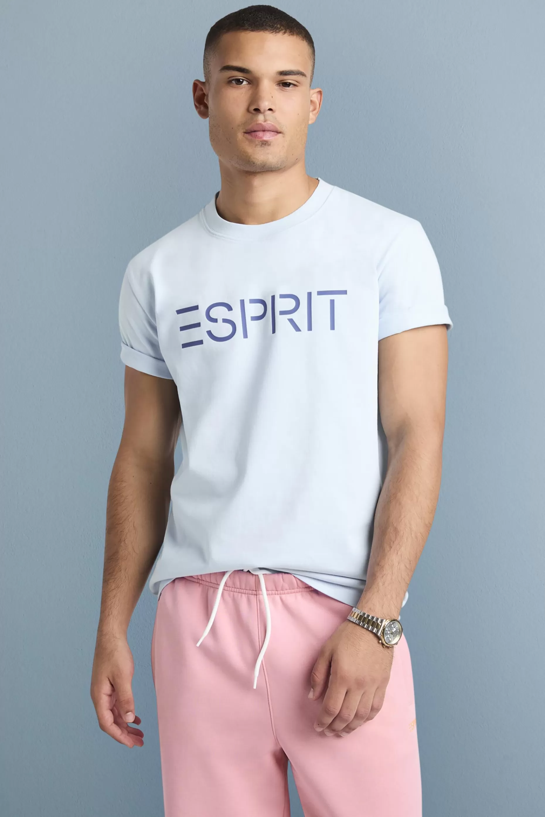 ESPRIT Unisex Logo Cotton Jersey T-Shirt at our Online Shop *Women T-Shirts + Tops