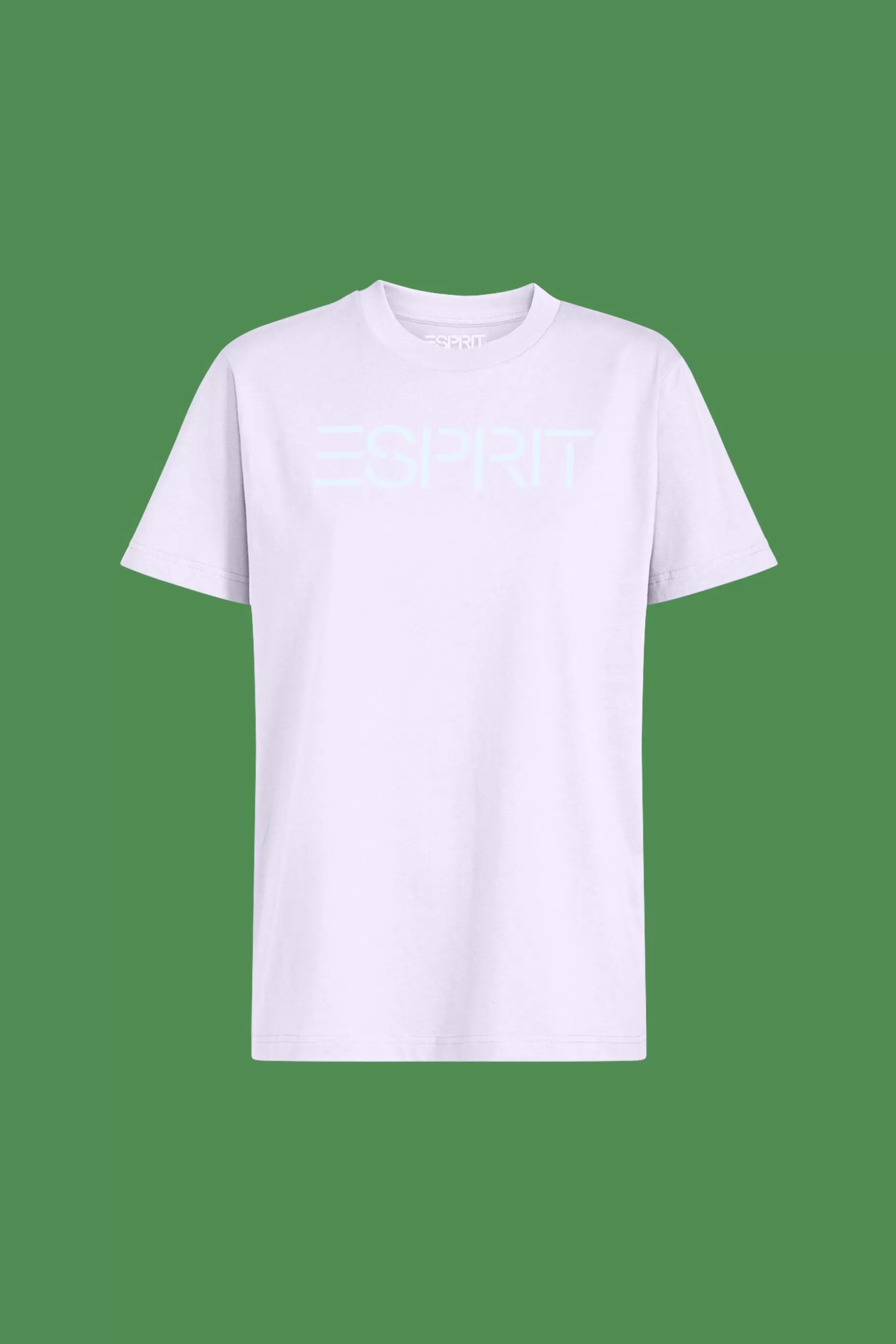ESPRIT Unisex Logo Cotton Jersey T-Shirt at our Online Shop *Women T-Shirts + Tops