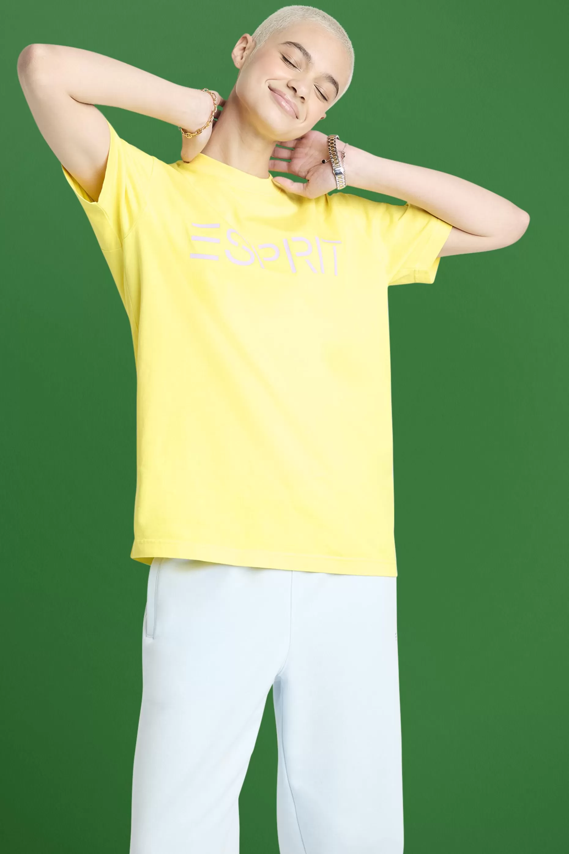 ESPRIT Unisex Logo Cotton Jersey T-Shirt at our Online Shop *Women Mini Me