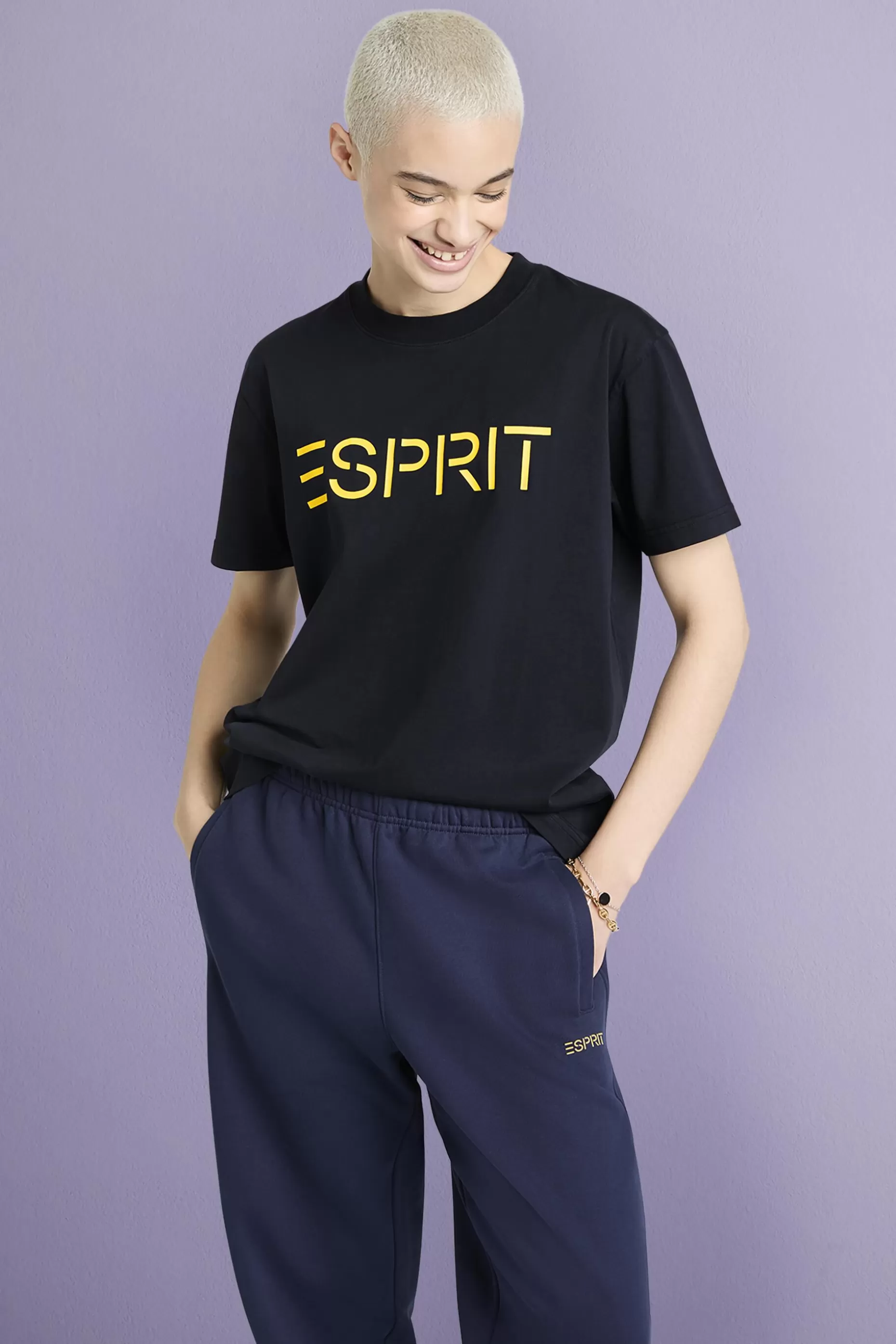 ESPRIT Unisex Logo Cotton Jersey T-Shirt at our Online Shop *Women Mini Me