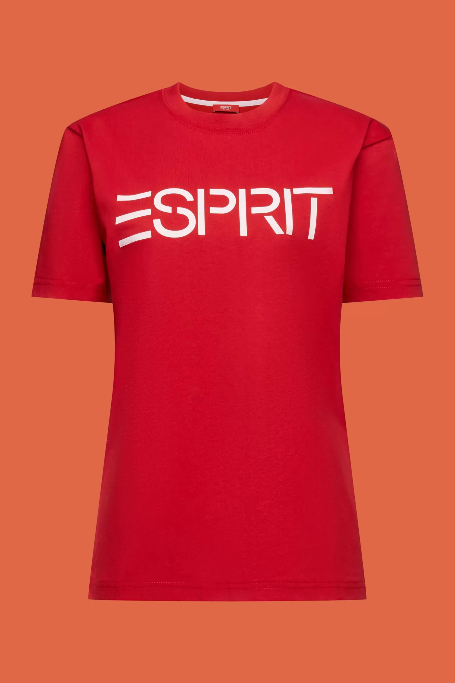 ESPRIT Unisex Logo Cotton Jersey T-Shirt at our Online Shop *Women T-Shirts + Tops