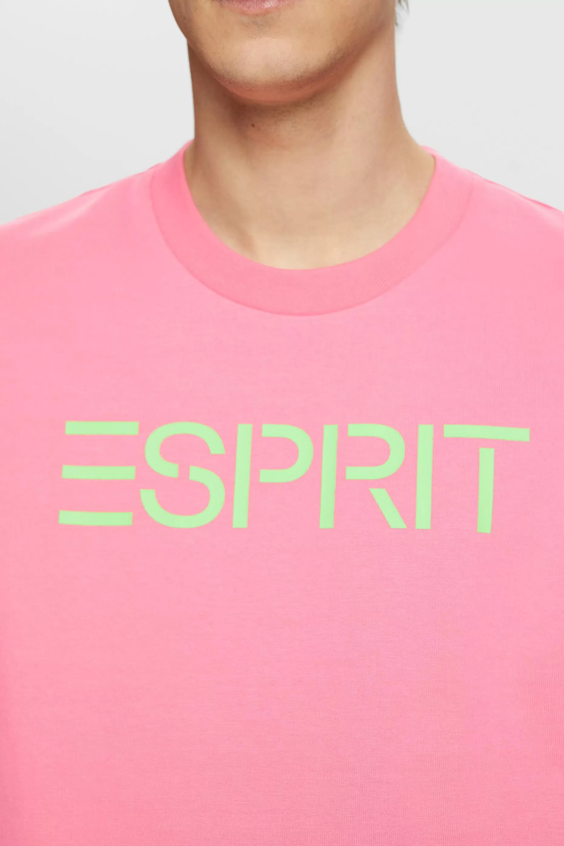 ESPRIT Unisex Logo Cotton Jersey T-Shirt at our Online Shop *Women T-Shirts + Tops