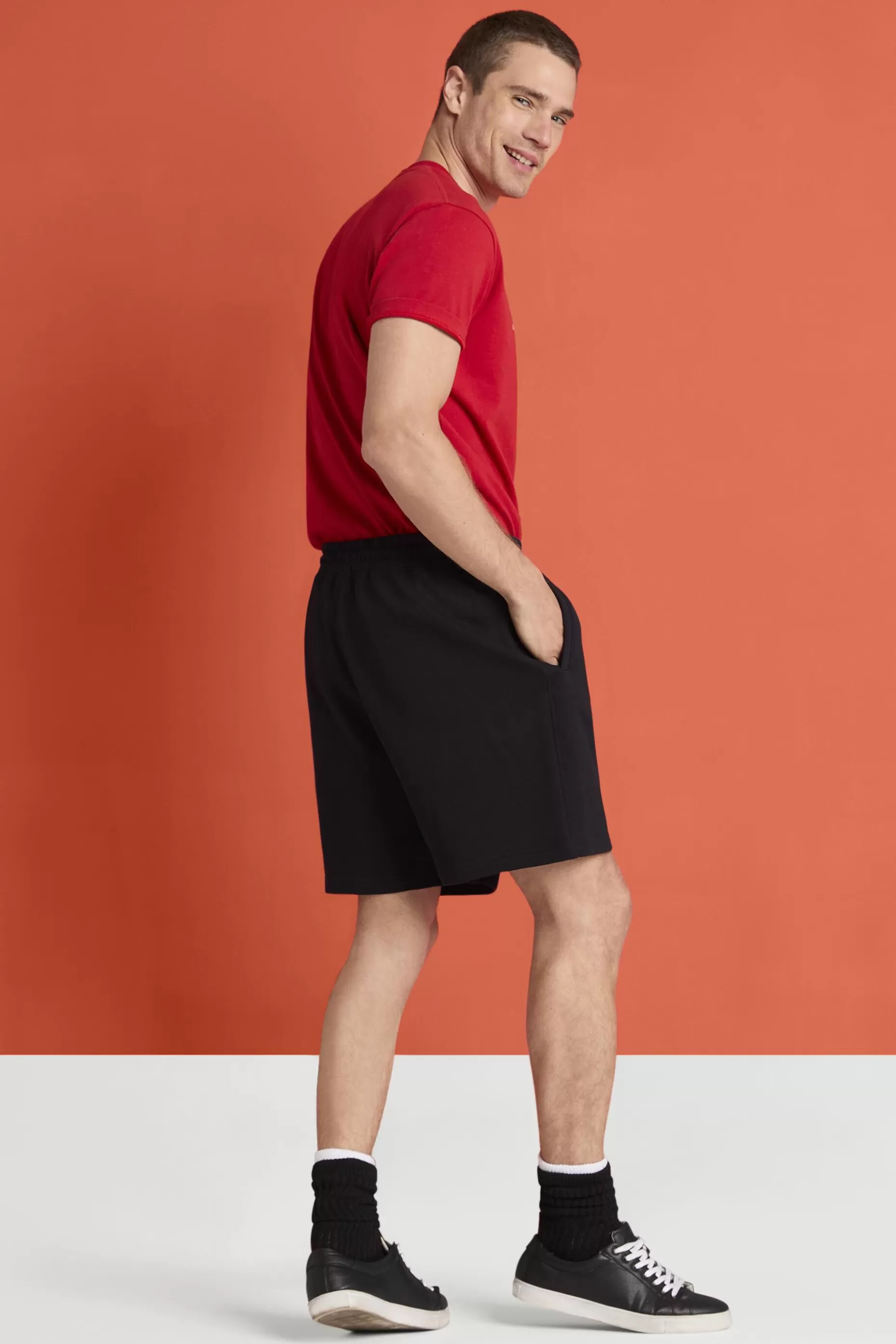 ESPRIT Unisex Logo Cotton Sweat Shorts at our Online Shop * Sale Under $50