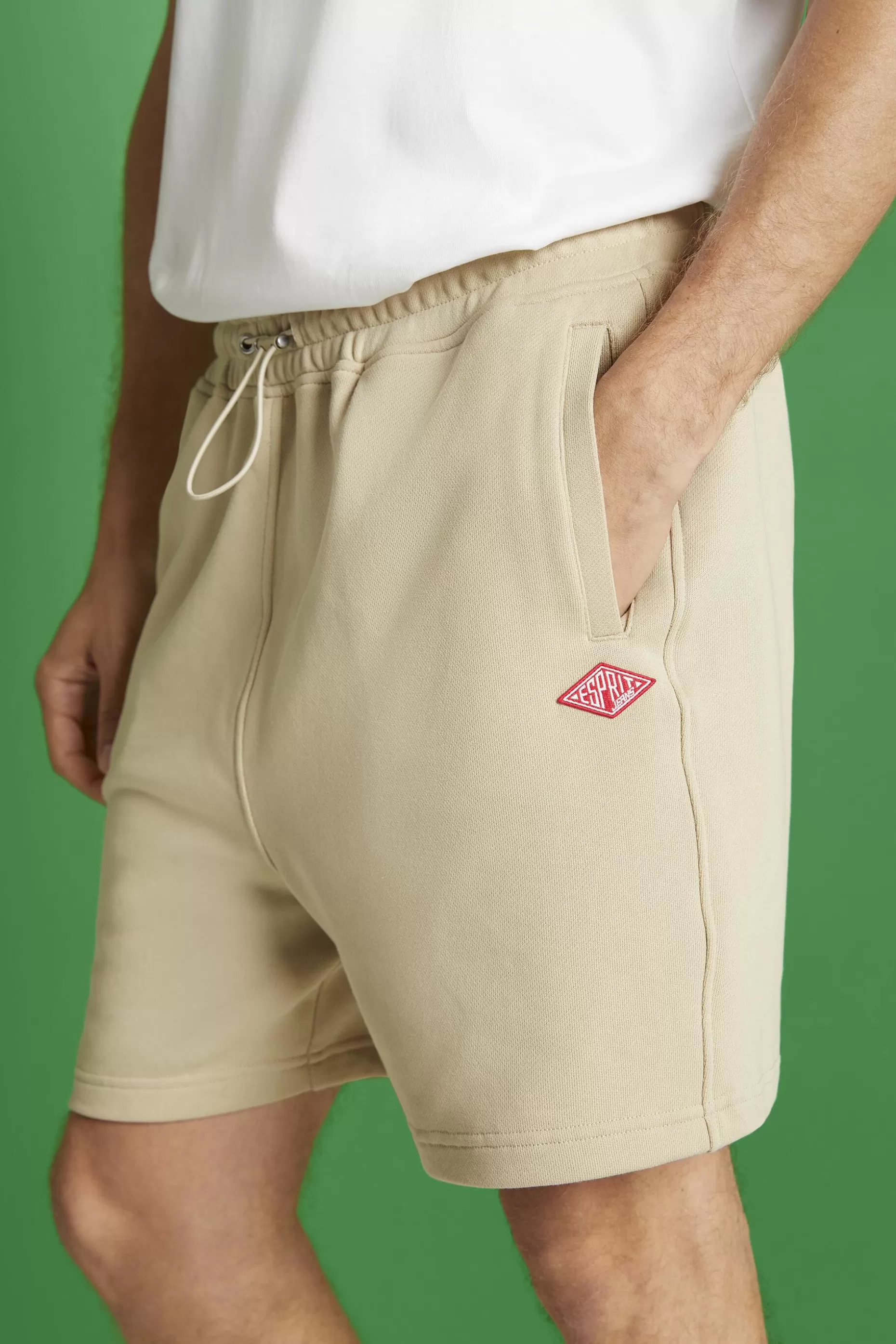 ESPRIT Unisex Logo Cotton Sweat Shorts at our Online Shop *Men Shorts