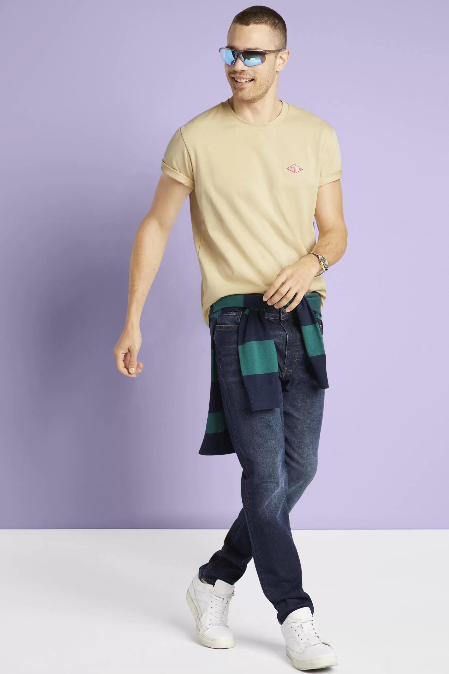 ESPRIT Unisex Logo Cotton-Jersey T-Shirt at our Online Shop *Men T-Shirts + Polos