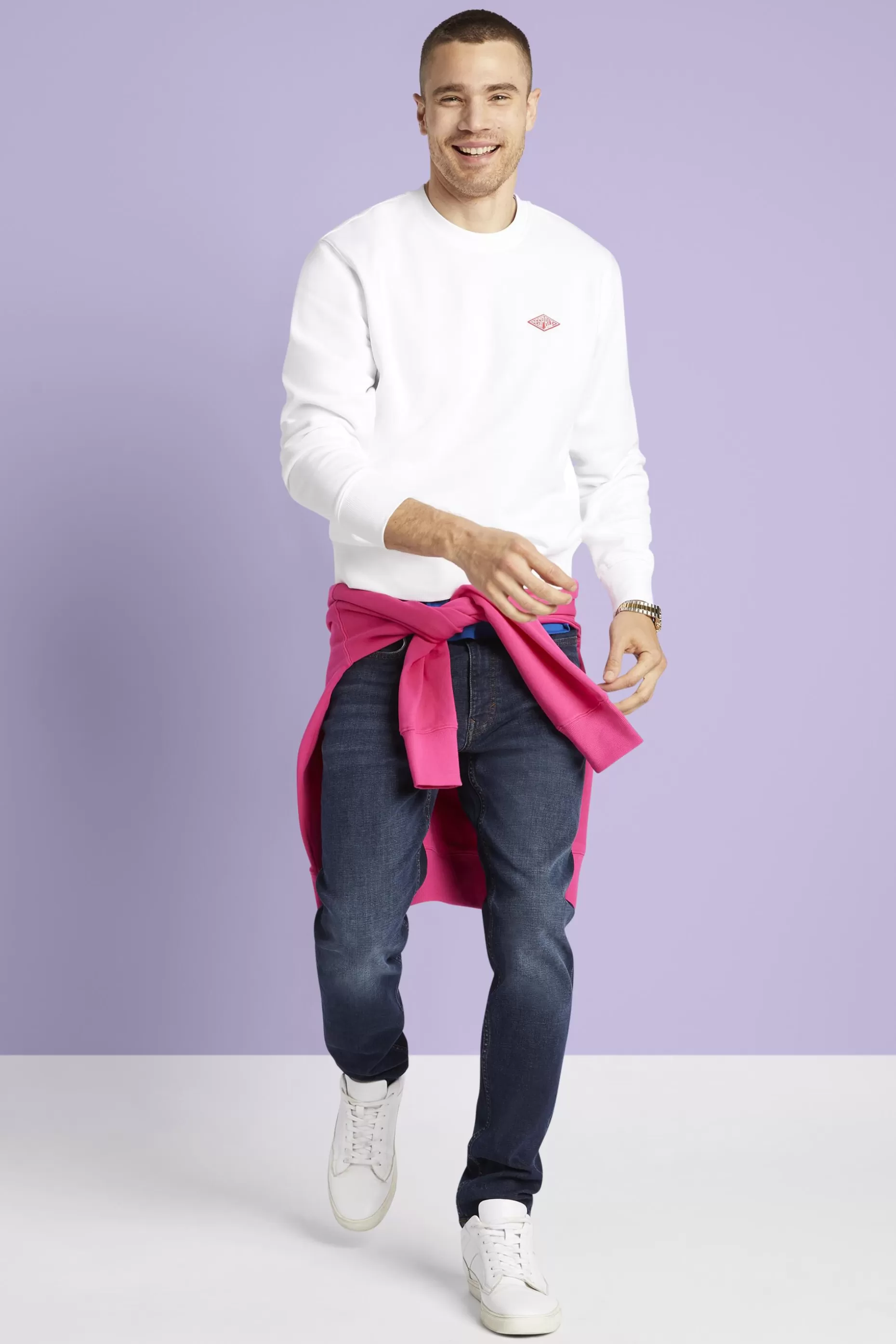 ESPRIT Unisex Logo Crewneck Sweatshirt at our Online Shop *Men Sweatshirts + Hoodies