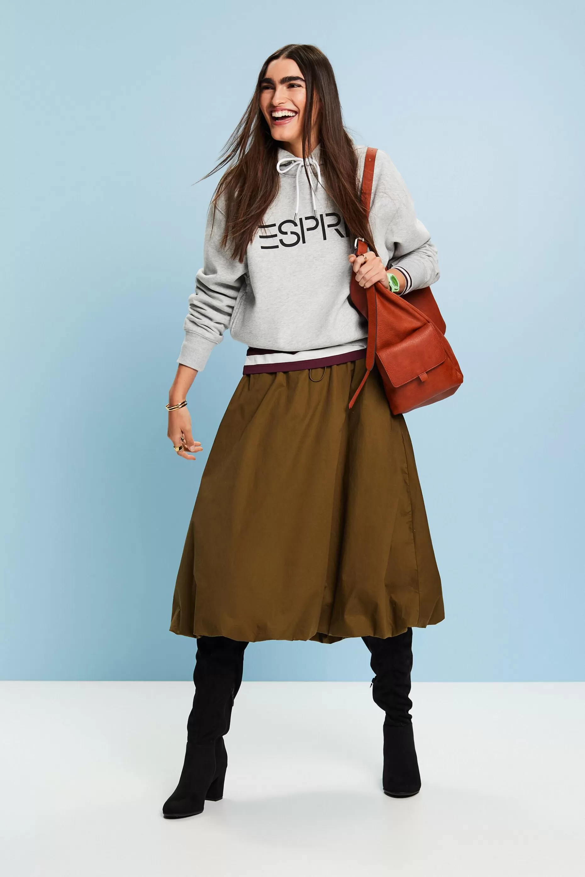 ESPRIT Unisex Logo Fleece Hoodie at our Online Shop *Men Sweatshirts + Hoodies