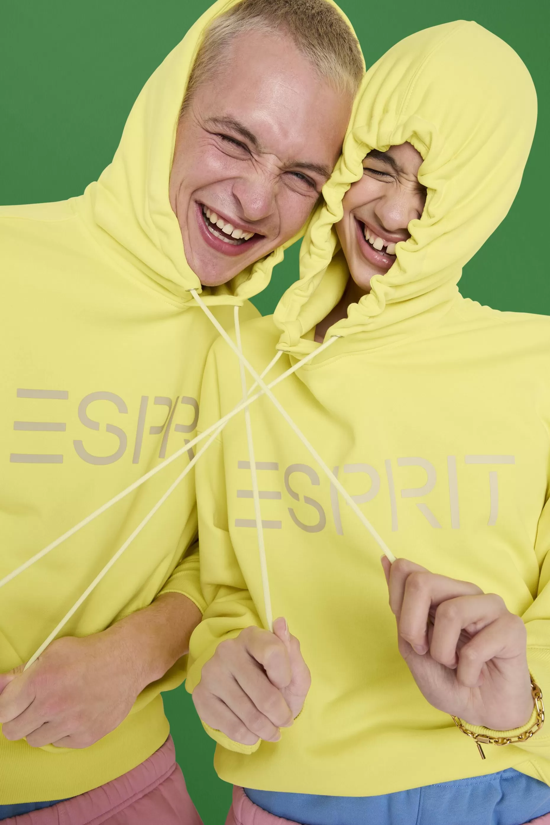 ESPRIT Unisex Logo Fleece Hoodie at our Online Shop *Women Sweatshirts + Hoodies