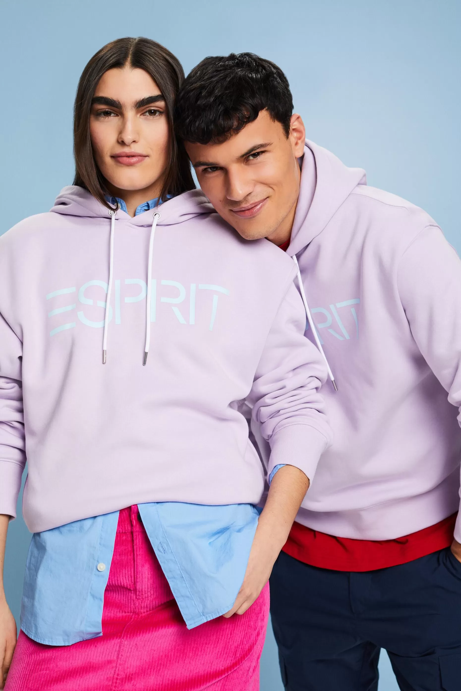 ESPRIT Unisex Logo Fleece Hoodie at our Online Shop *Women Sweatshirts + Hoodies