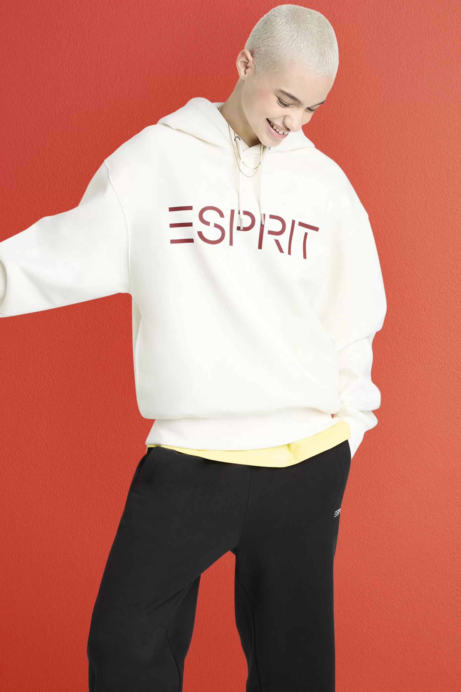 ESPRIT Unisex Logo Fleece Hoodie at our Online Shop *Women Mini Me