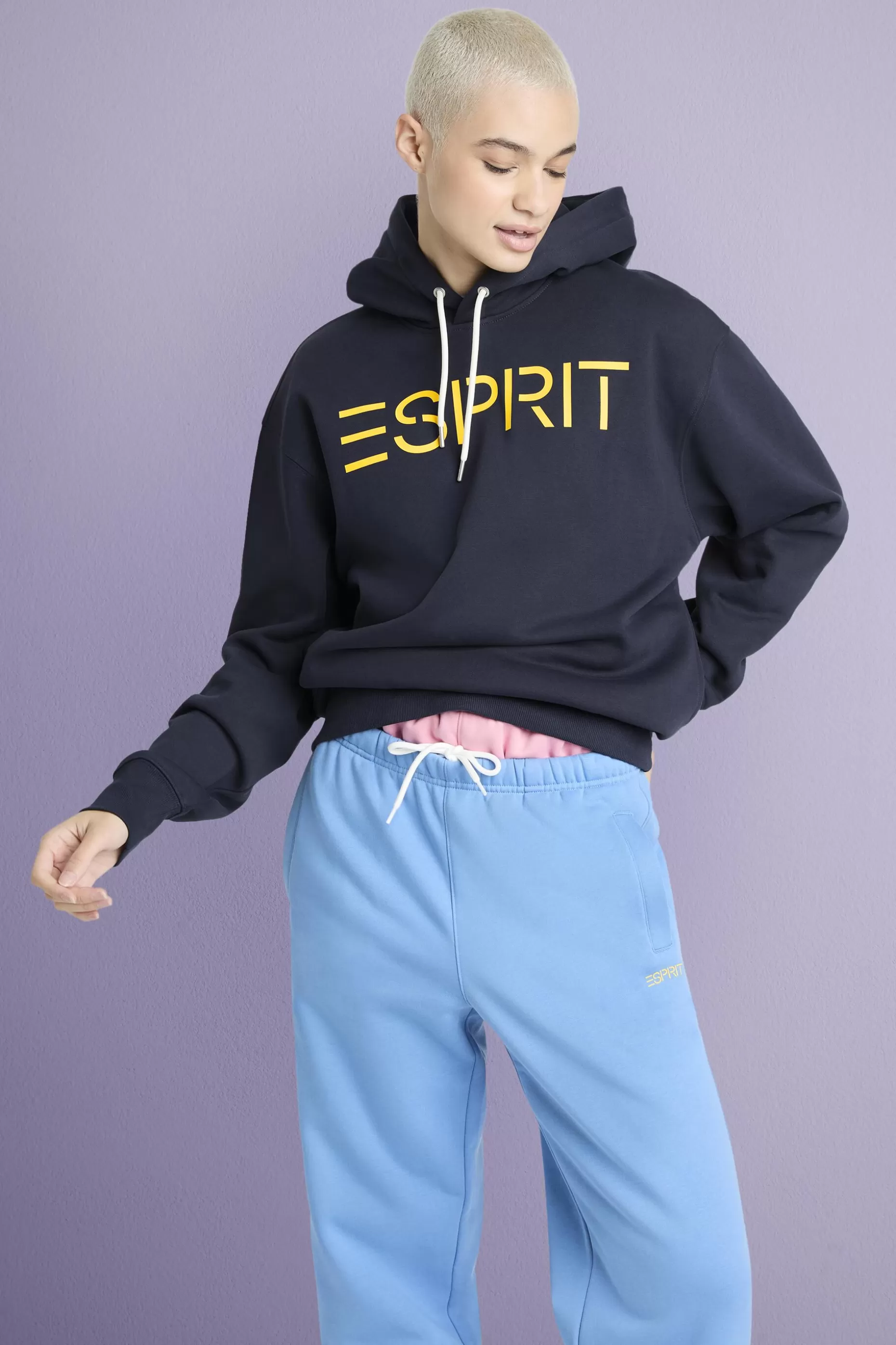 ESPRIT Unisex Logo Fleece Hoodie at our Online Shop *Women Mini Me