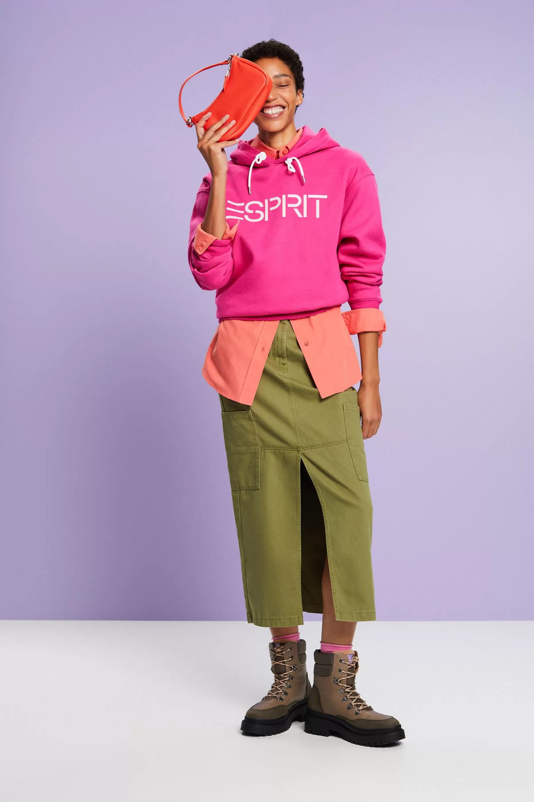 ESPRIT Unisex Logo Fleece Hoodie at our Online Shop *Women Mini Me
