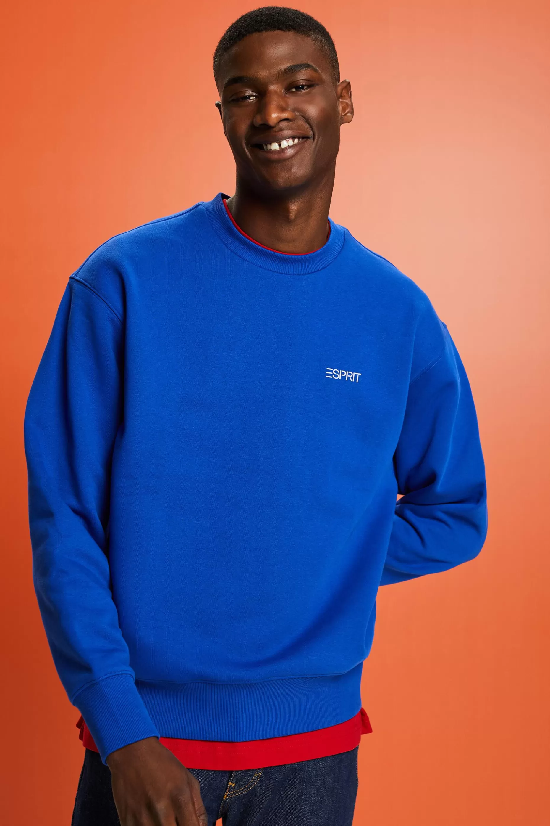 ESPRIT Unisex Logo Fleece Sweatshirt at our Online Shop *Men Mini Me