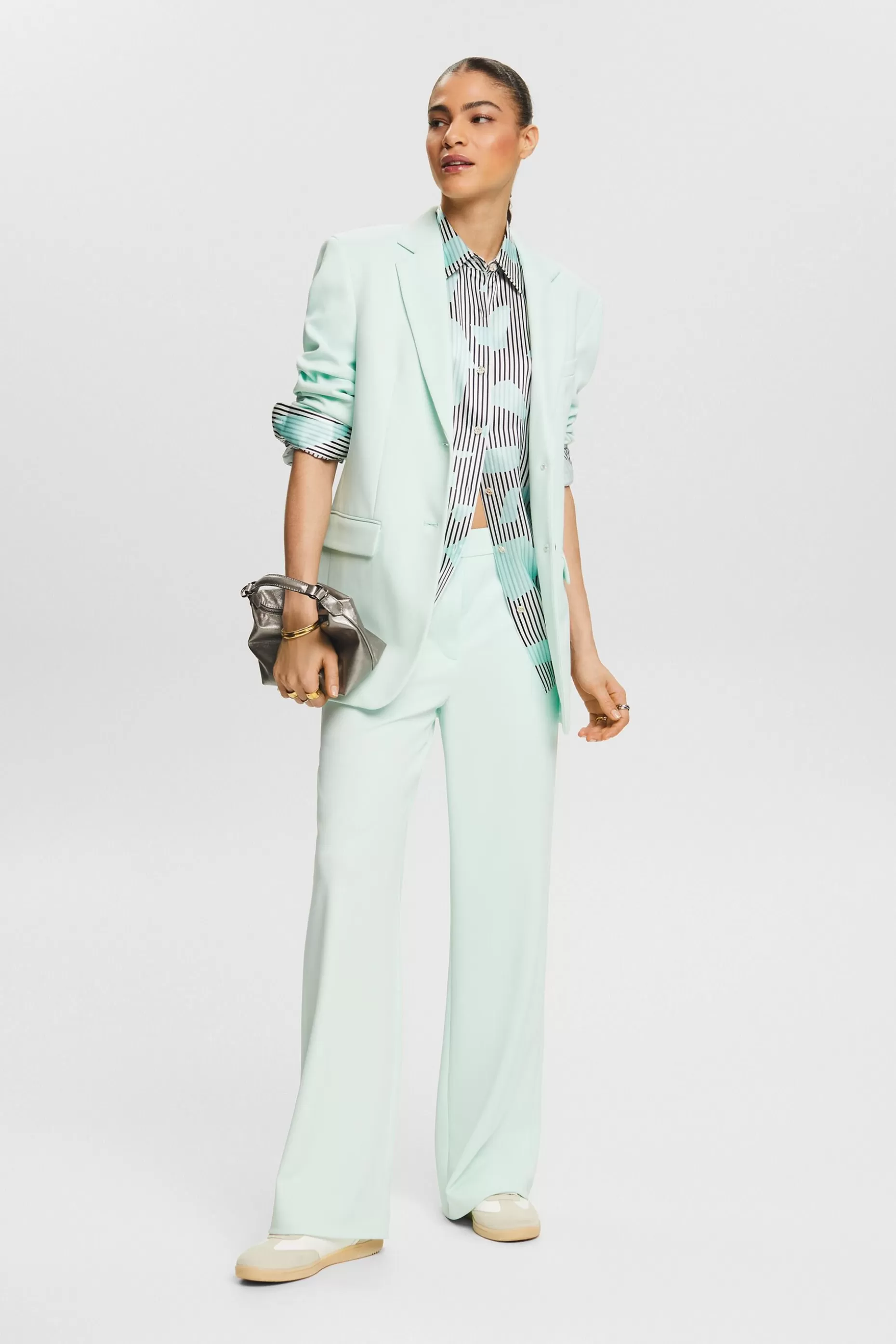 ESPRIT Unisex Mix & Match Single-Breasted Blazer at our Online Shop *Women Blazers