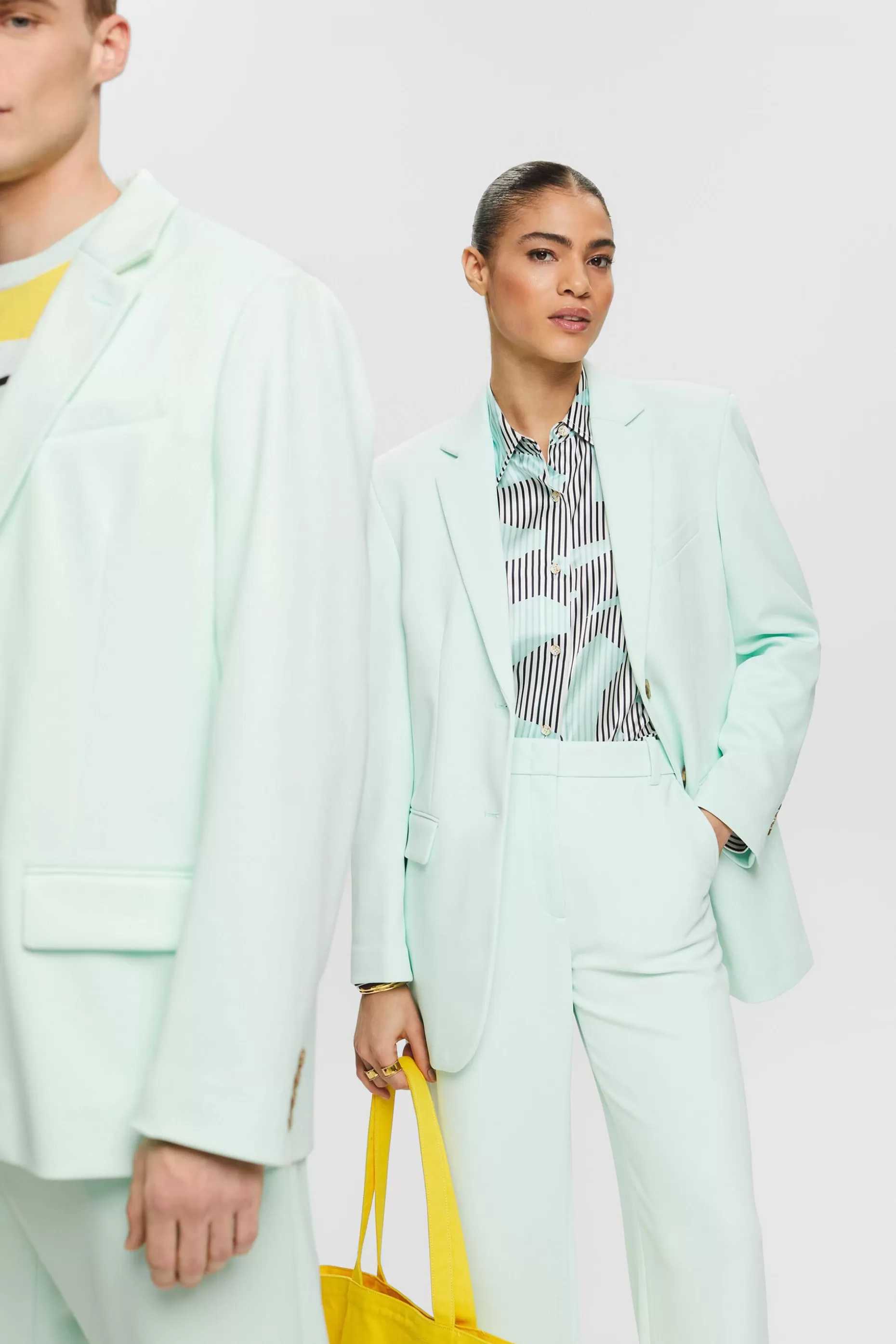 ESPRIT Unisex Mix & Match Single-Breasted Blazer at our Online Shop *Women Blazers