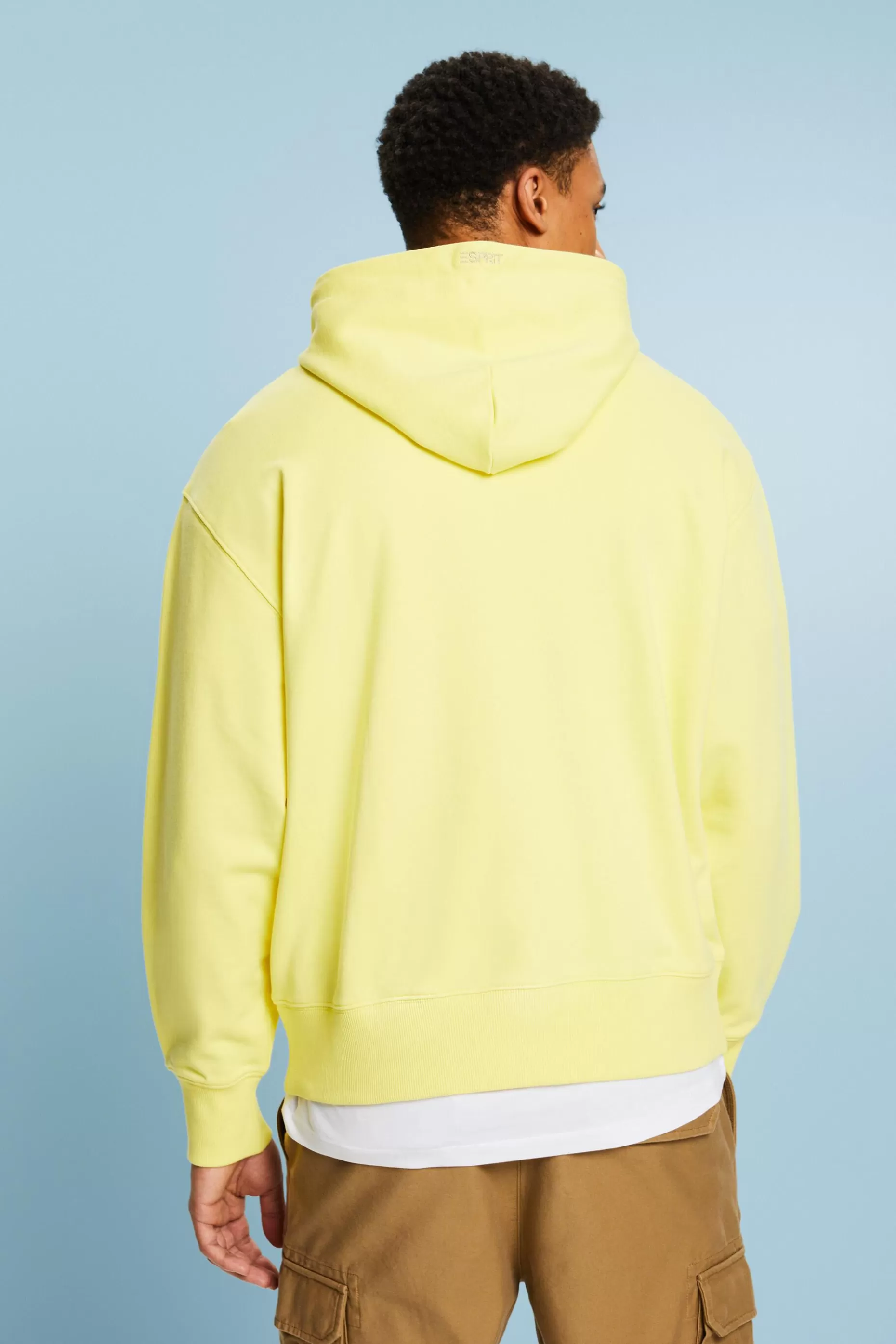 ESPRIT Unisex Oversize Print Hoodie at our Online Shop *Men The Pastel Edit