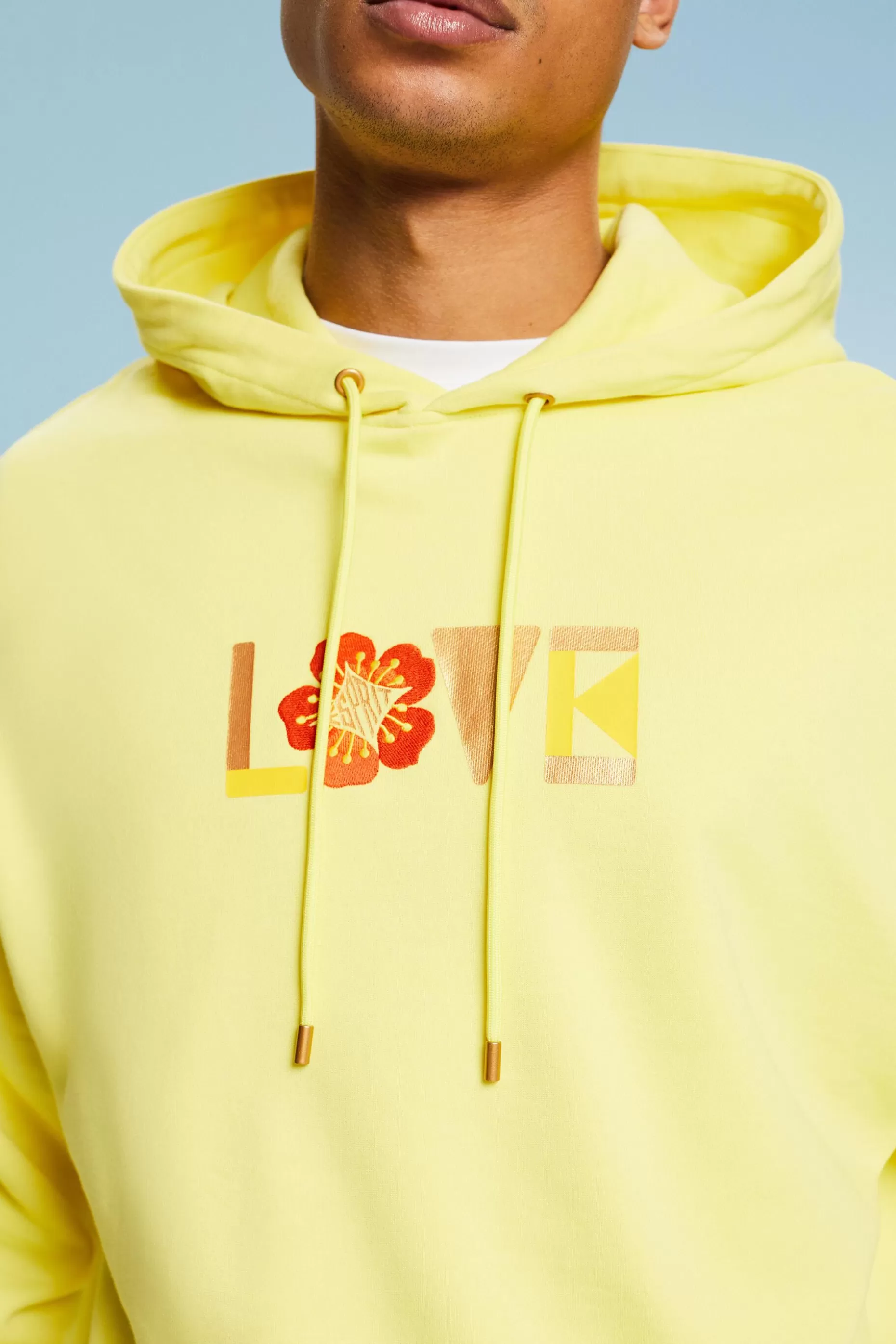 ESPRIT Unisex Oversize Print Hoodie at our Online Shop *Men The Pastel Edit