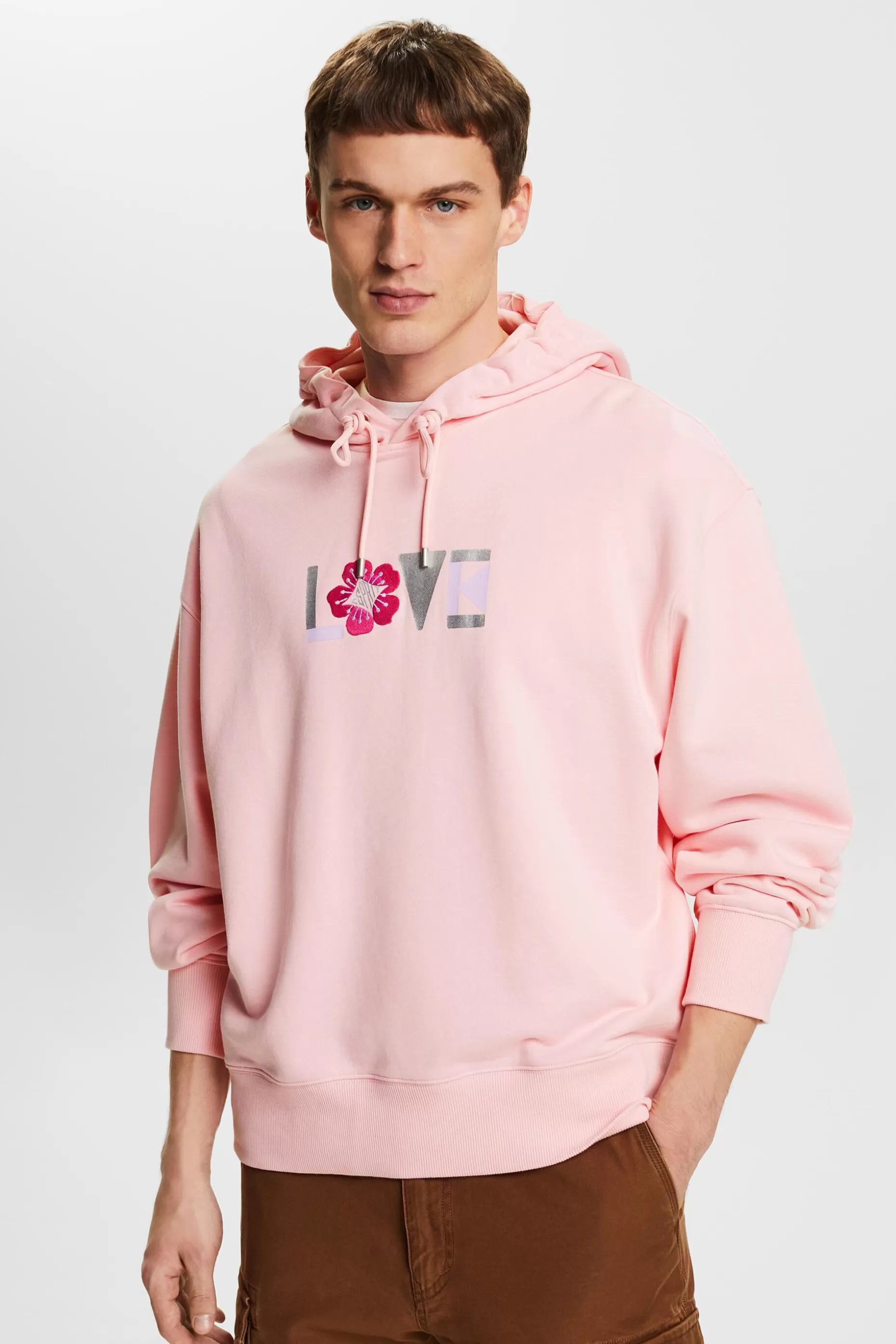 ESPRIT Unisex Oversize Print Hoodie at our Online Shop *Men The Spring Edit