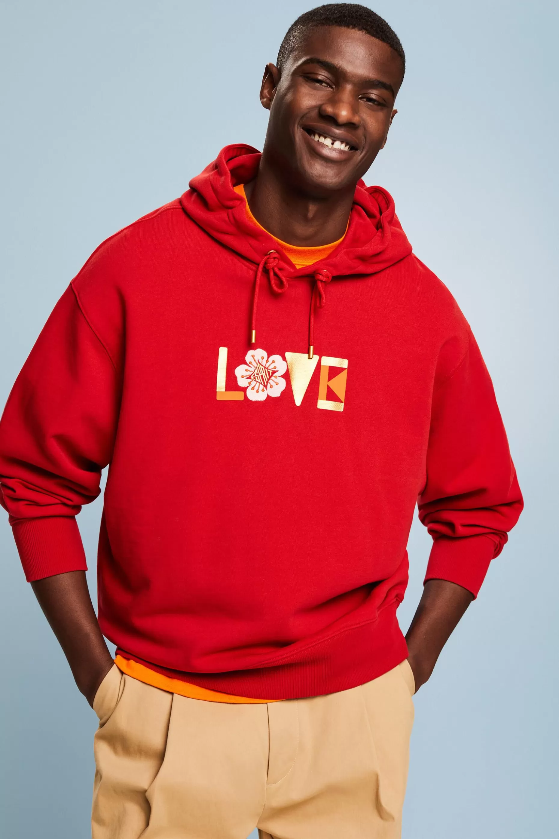 ESPRIT Unisex Oversize Print Hoodie at our Online Shop *Women Sweatshirts + Hoodies