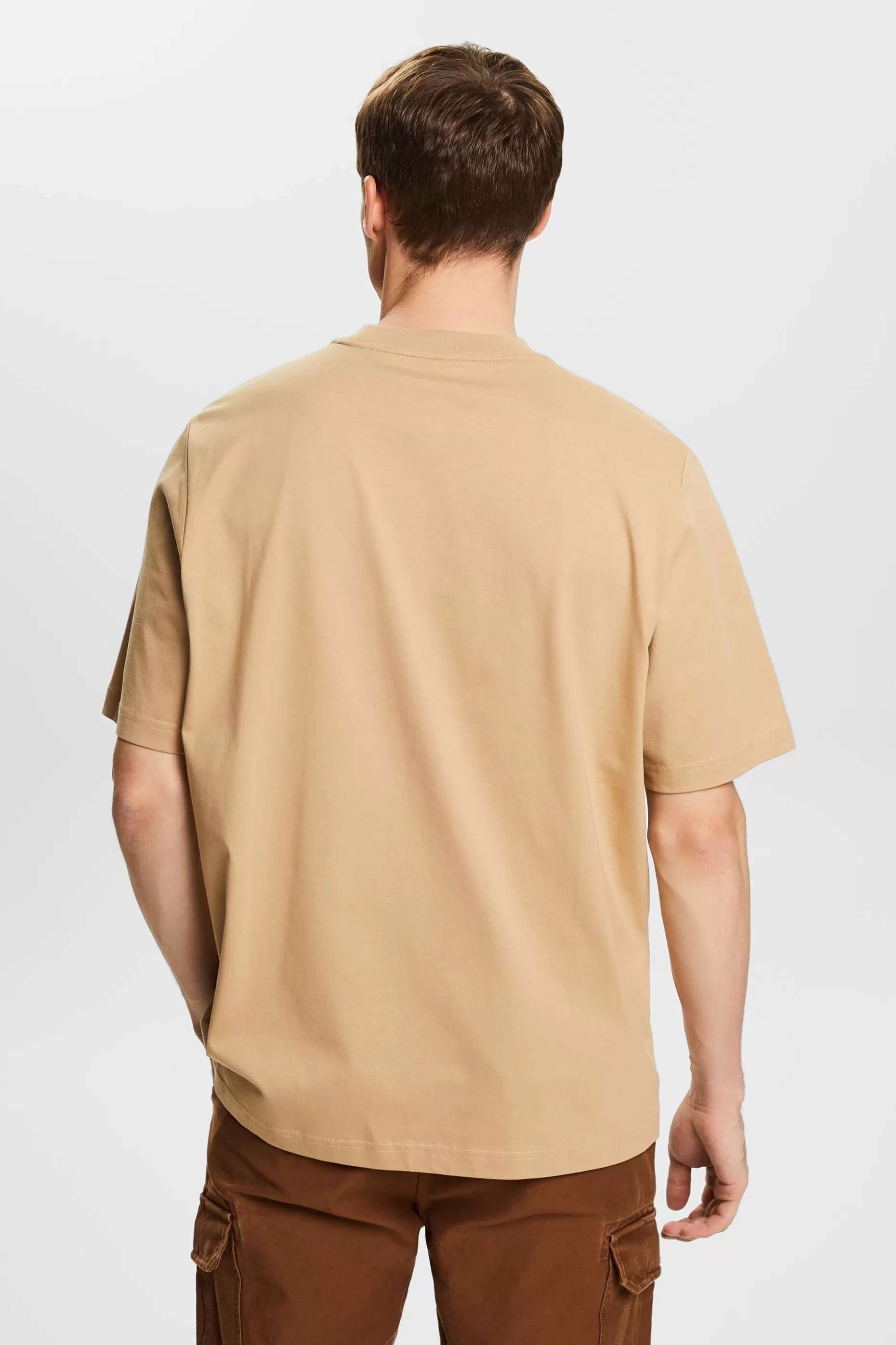 ESPRIT Unisex Printed Pima Cotton T-Shirt at our Online Shop *Men T-Shirts + Polos