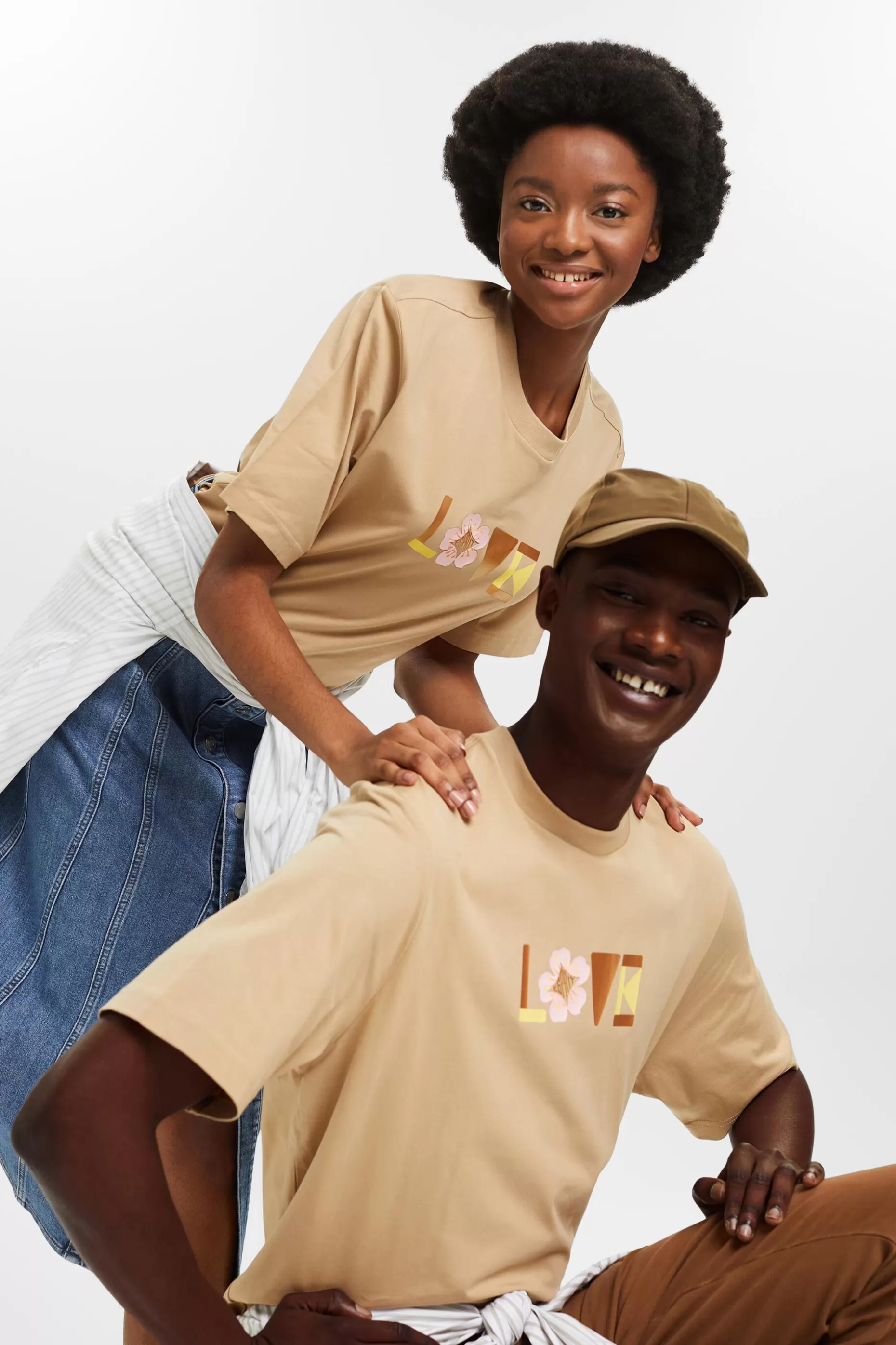 ESPRIT Unisex Printed Pima Cotton T-Shirt at our Online Shop *Men T-Shirts + Polos