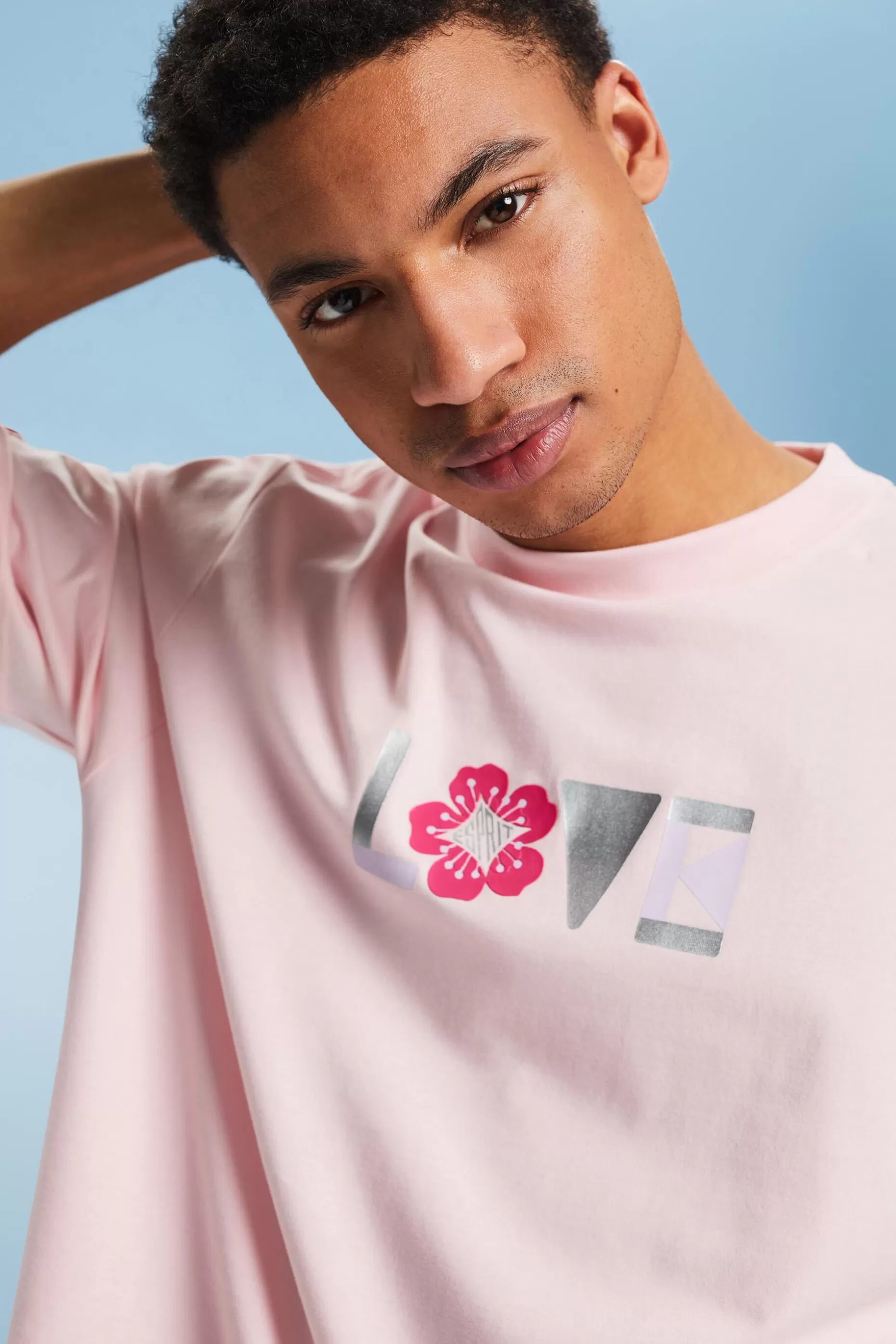 ESPRIT Unisex Printed Pima Cotton T-Shirt at our Online Shop *Women T-Shirts + Tops