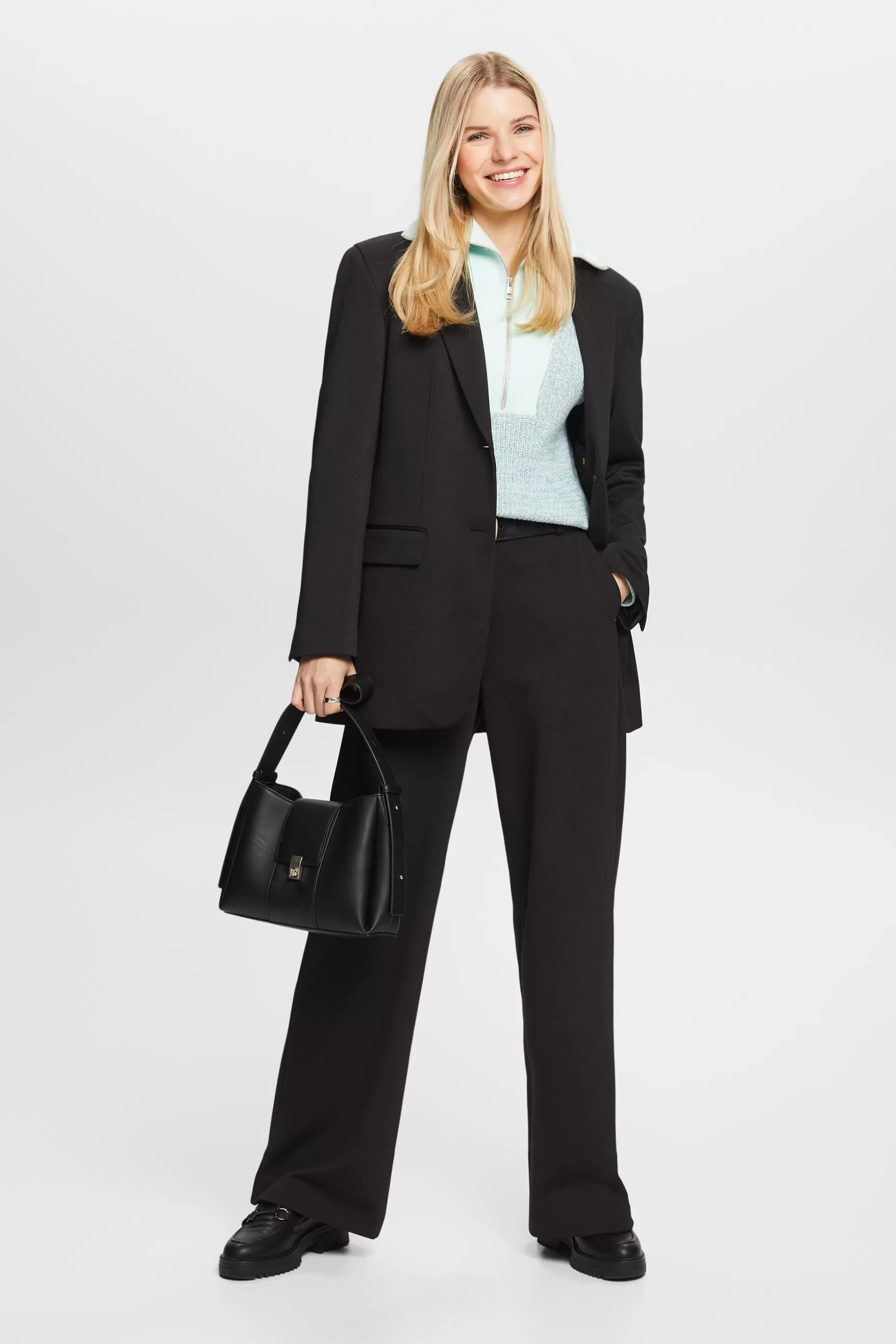 ESPRIT Unisex Wide Ponte Twill Pants at our Online Shop *Women Pants + Joggers