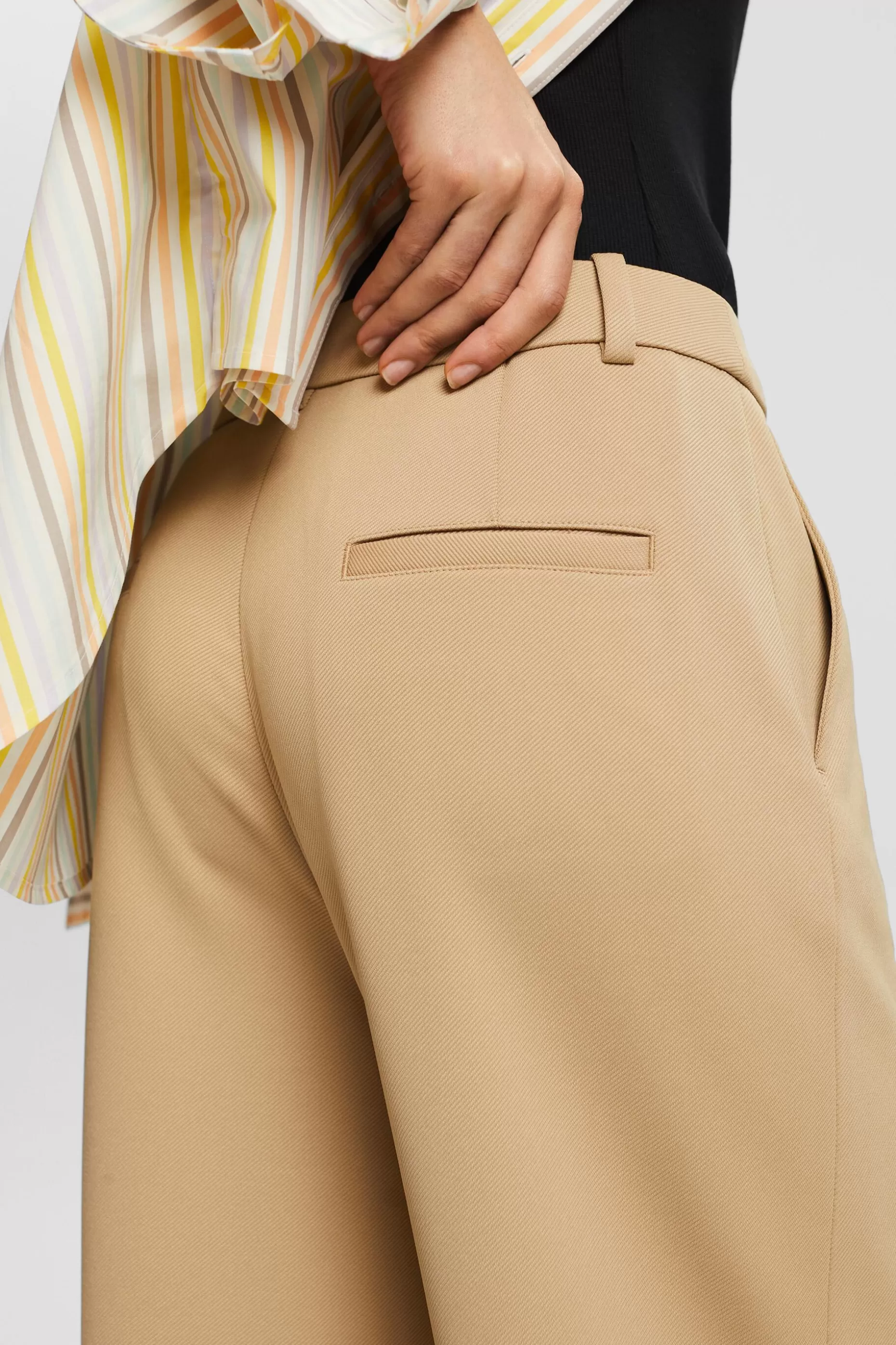 ESPRIT Unisex Wide Ponte Twill Pants at our Online Shop *Women Pants + Joggers