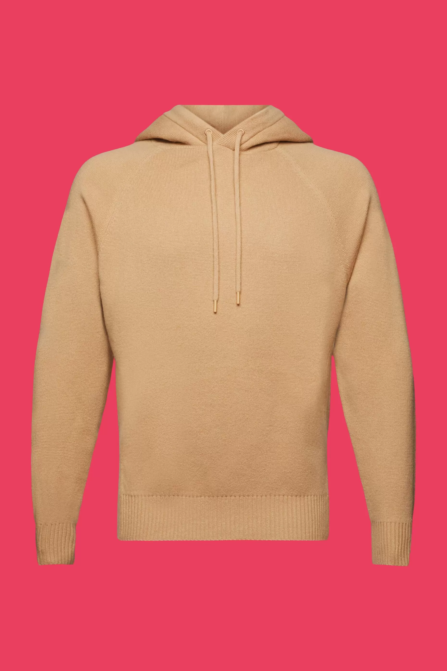 ESPRIT Unisex Wool-Cashmere Hooded Knit Sweater at our Online Shop *Men Sweaters