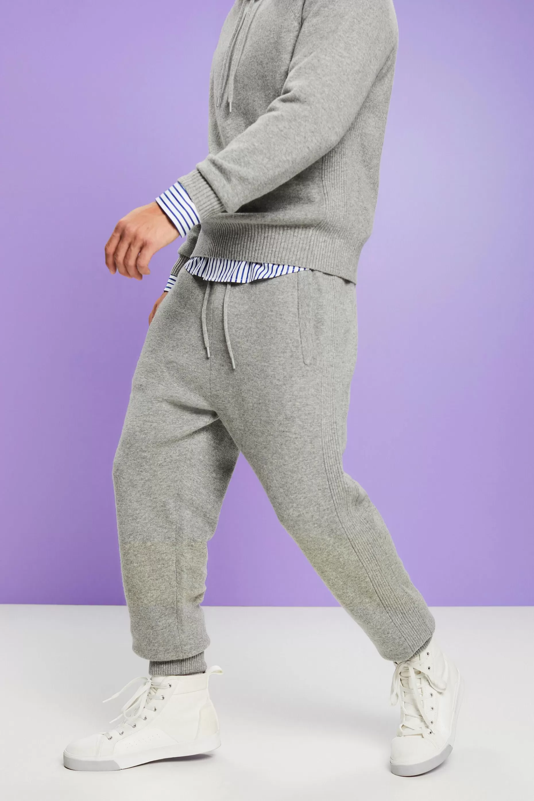 ESPRIT Unisex Wool-Cashmere Knitted Joggers at our Online Shop *Women Mini Me