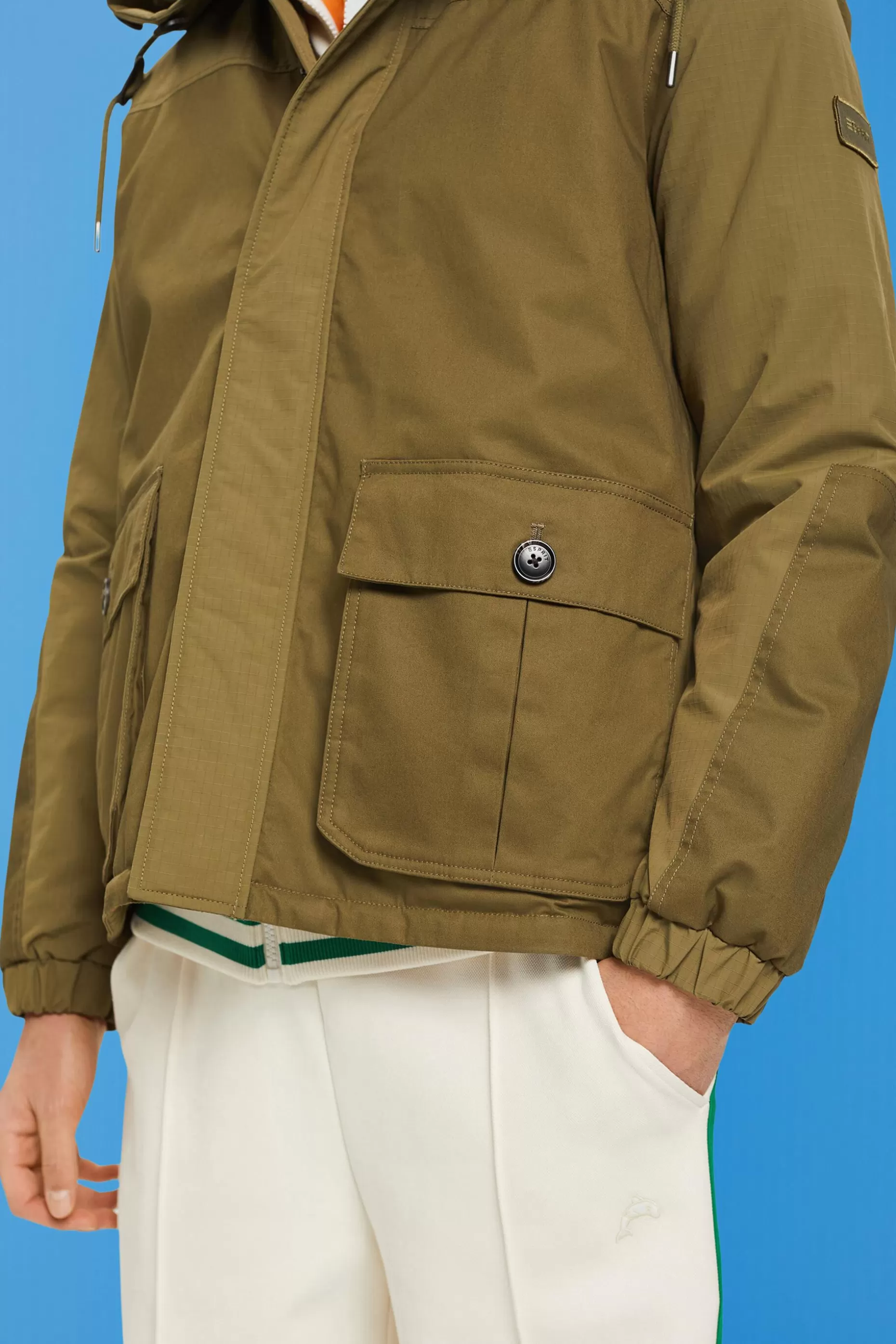 ESPRIT Utility jacket with detachable hood at our Online Shop *Men Jackets + Coats