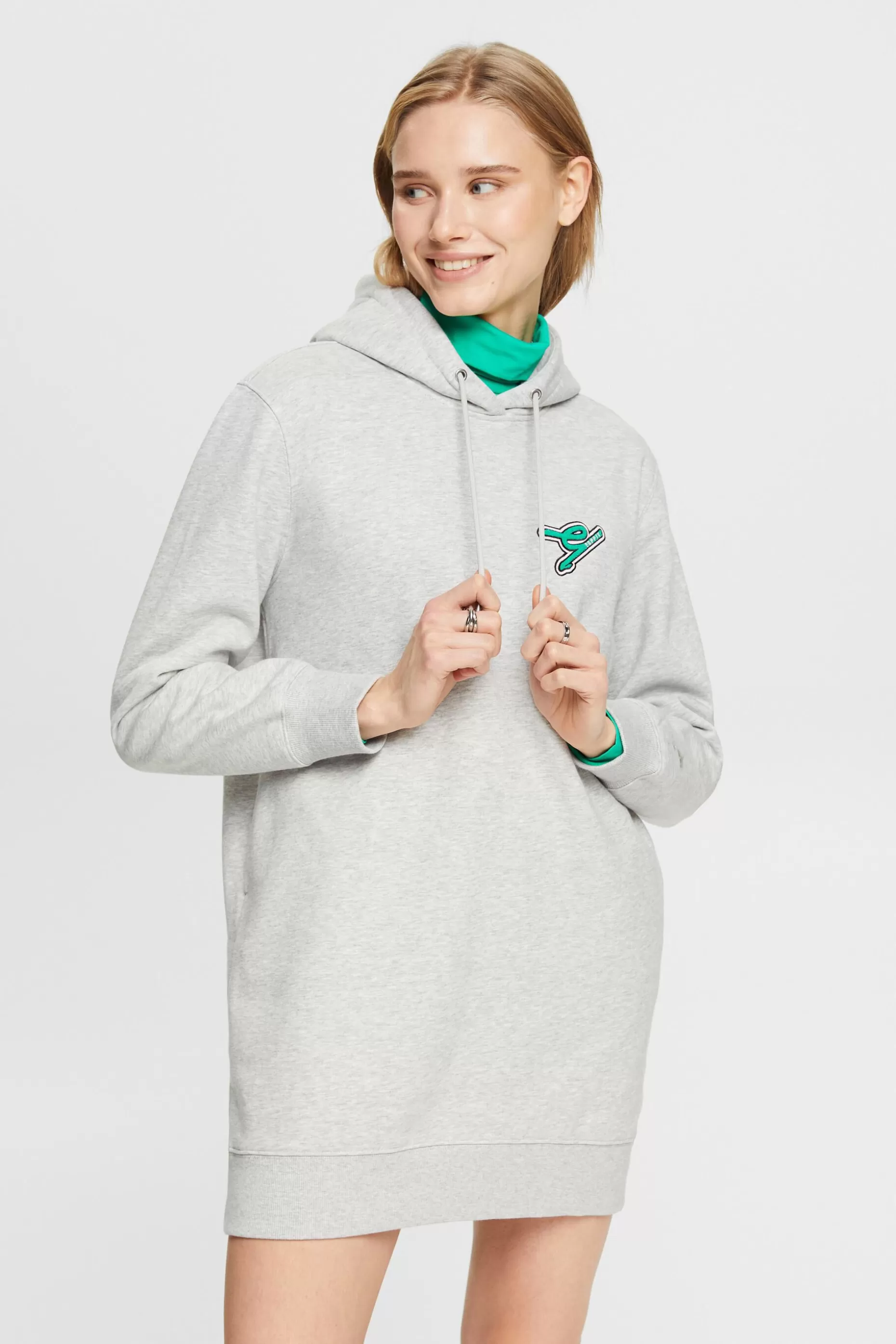 ESPRIT Varsity hooded dress at our Online Shop *Women Dresses + Jumpsuits