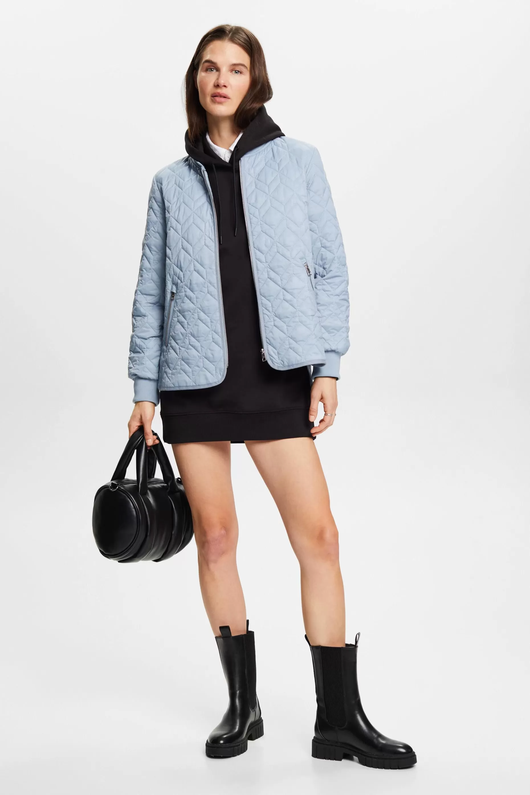 ESPRIT Varsity hooded dress at our Online Shop *Women Dresses + Jumpsuits