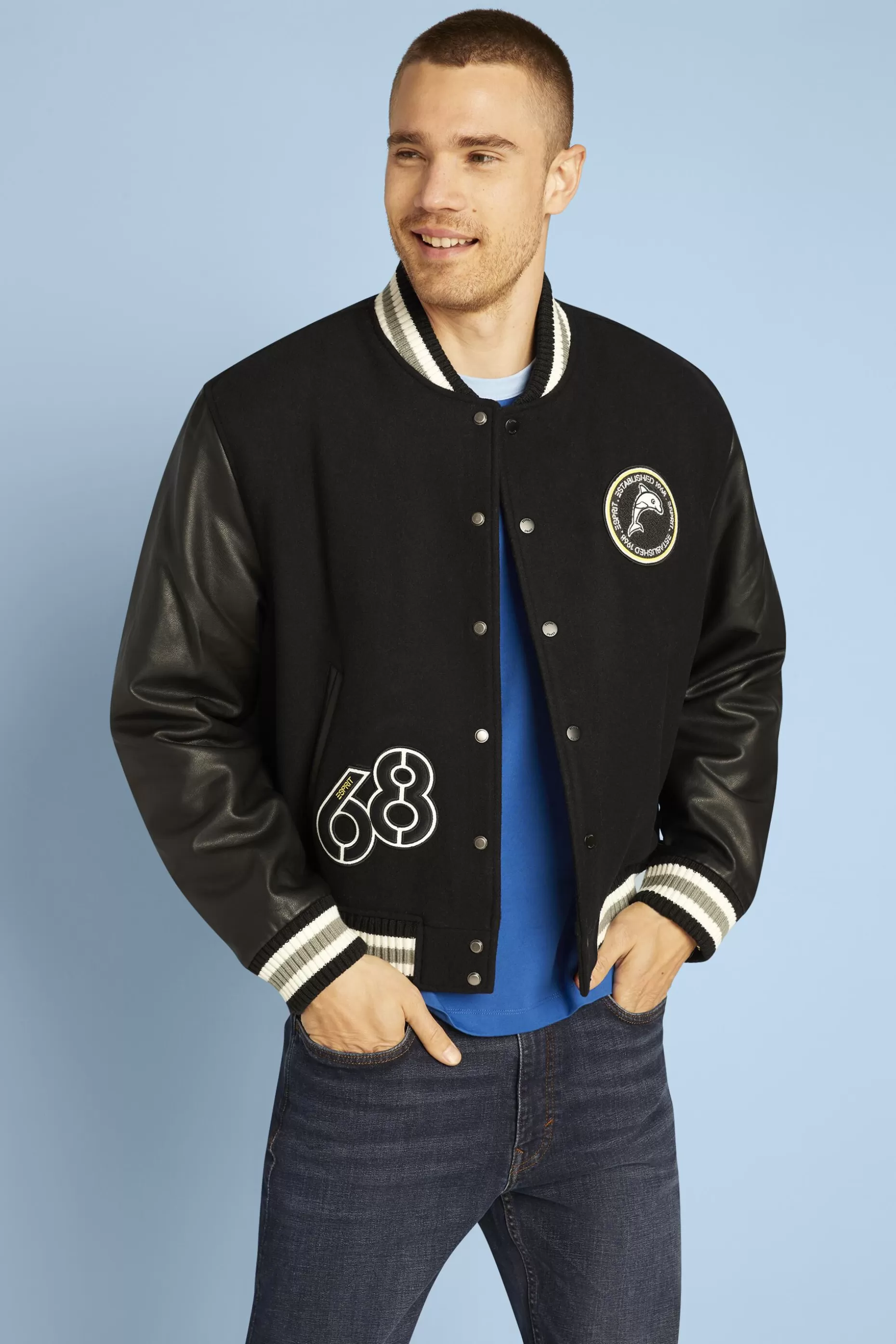 ESPRIT Varsity jacket at our Online Shop *Men Jackets + Coats