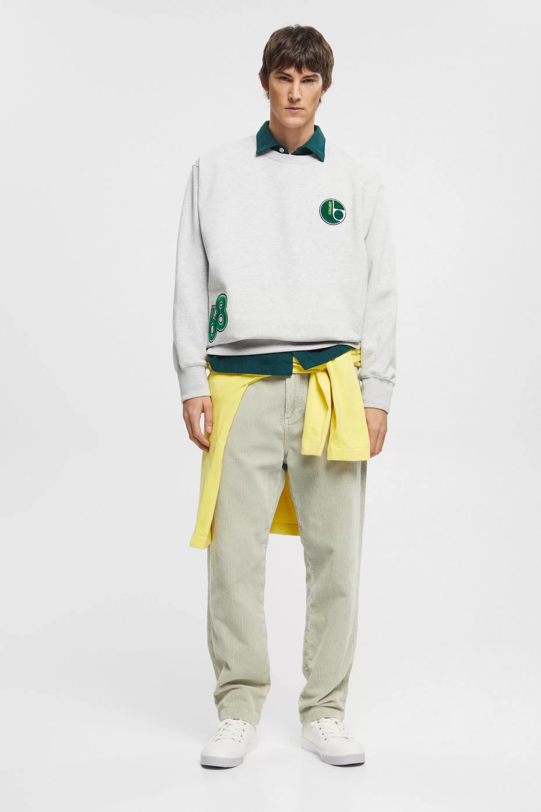 ESPRIT Varsity patch sweatshirt at our Online Shop * Sale Under $50