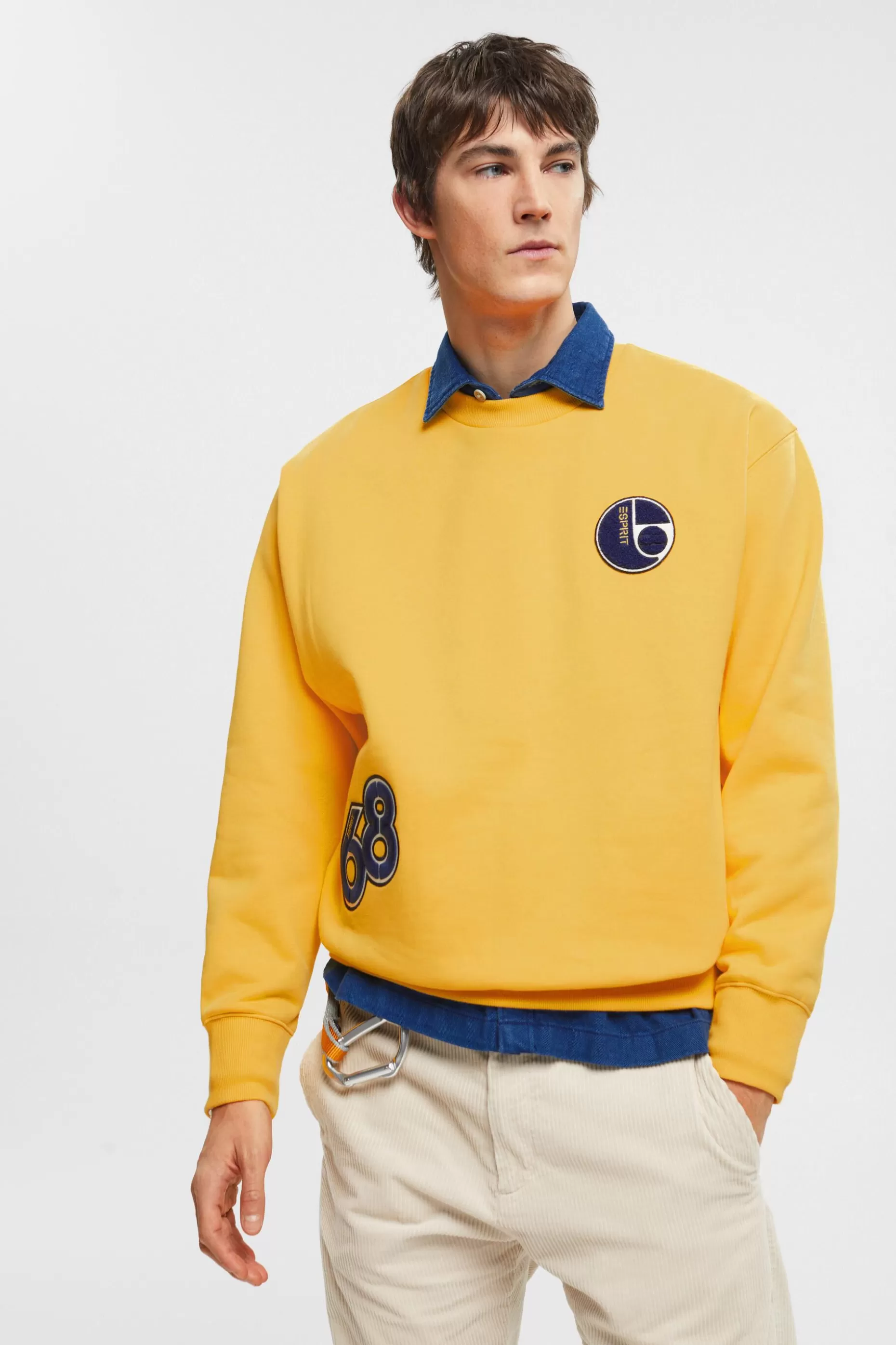 ESPRIT Varsity patch sweatshirt at our Online Shop *Men Sweatshirts + Hoodies