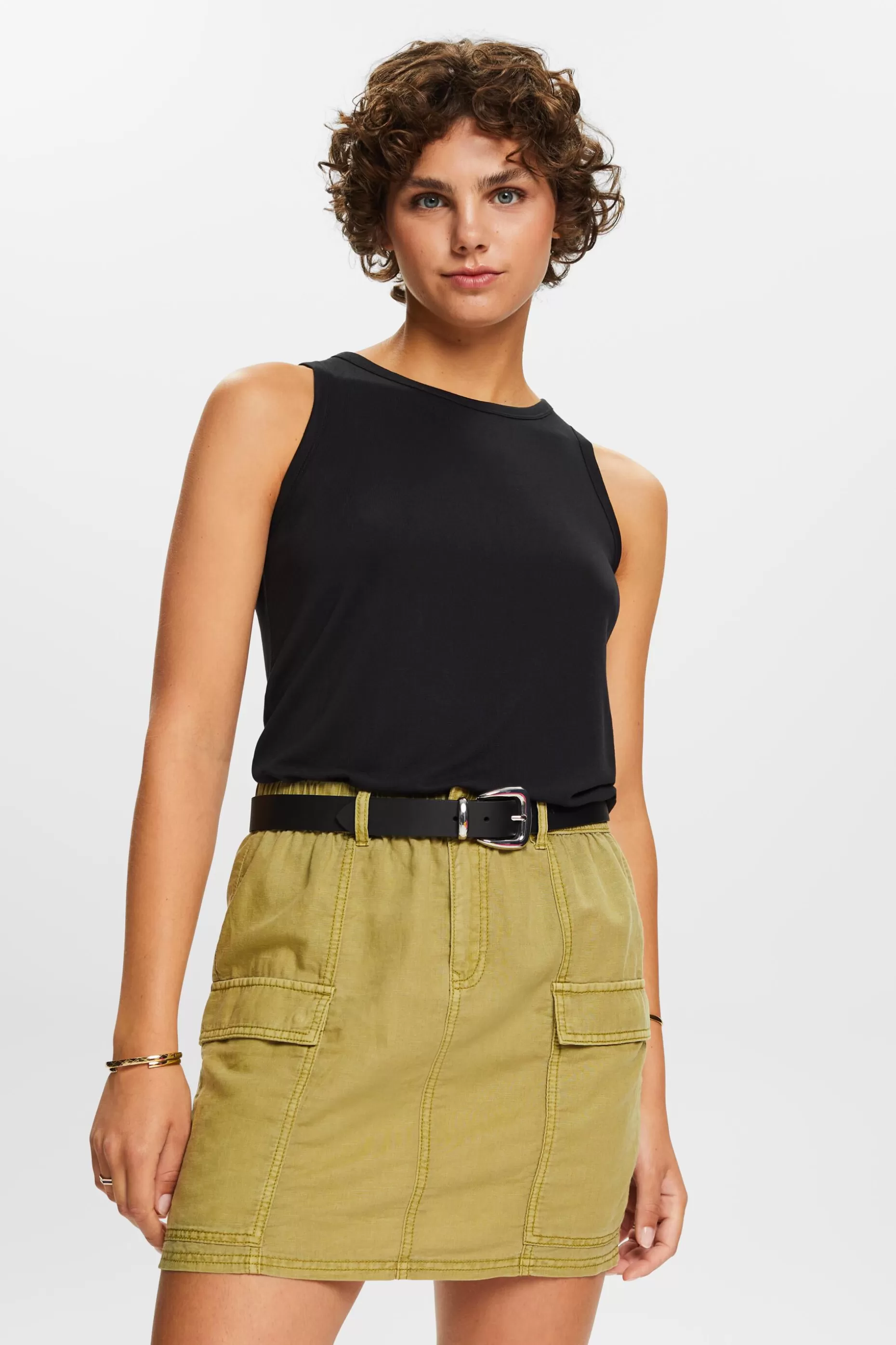 ESPRIT Viscose vest top at our Online Shop *Women T-Shirts + Tops