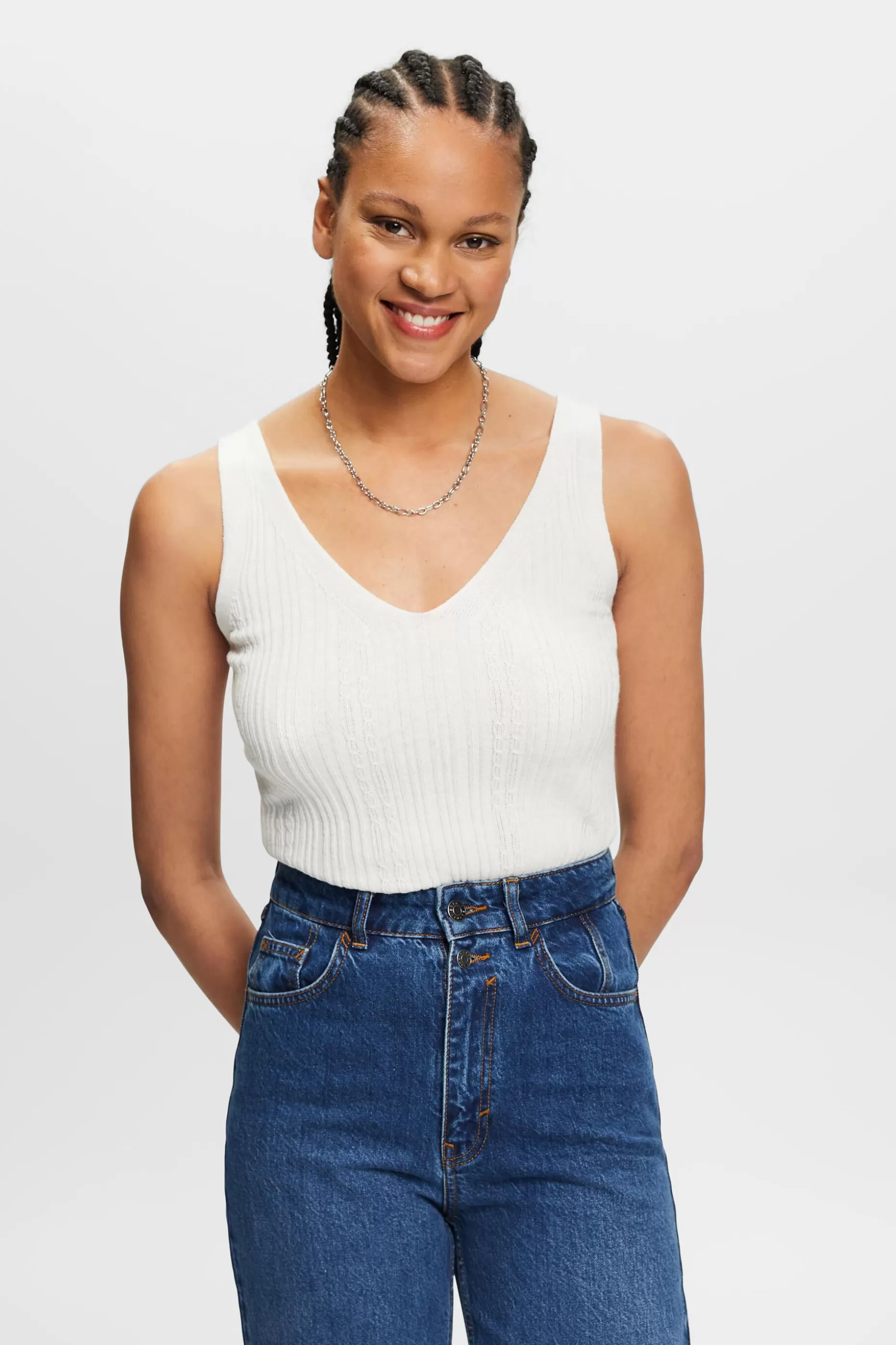 ESPRIT V-Neck Sweater Top at our Online Shop *Women Tops