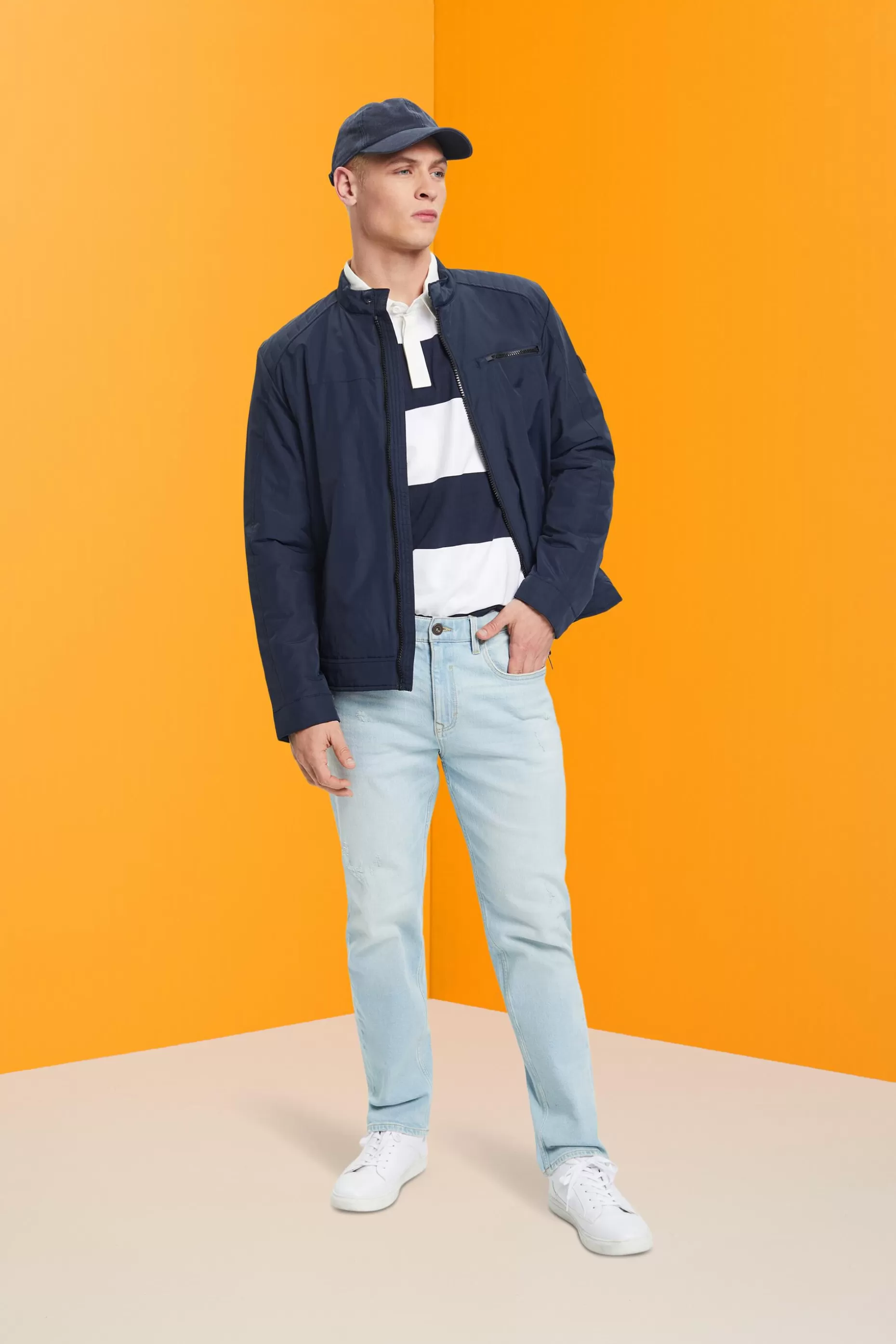ESPRIT Water-repellent ripstop jacket at our Online Shop *Men Clearance 60%-70% Off