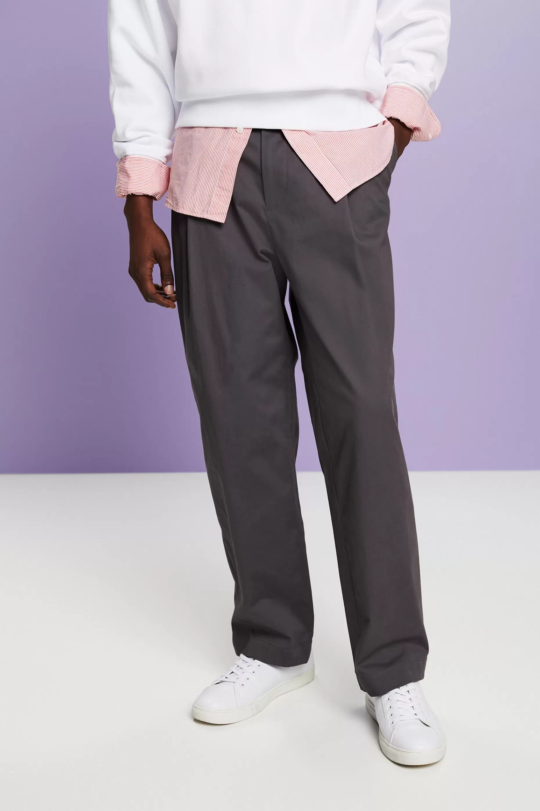 ESPRIT Wide Leg Chino Pants at our Online Shop *Men Pants + Joggers