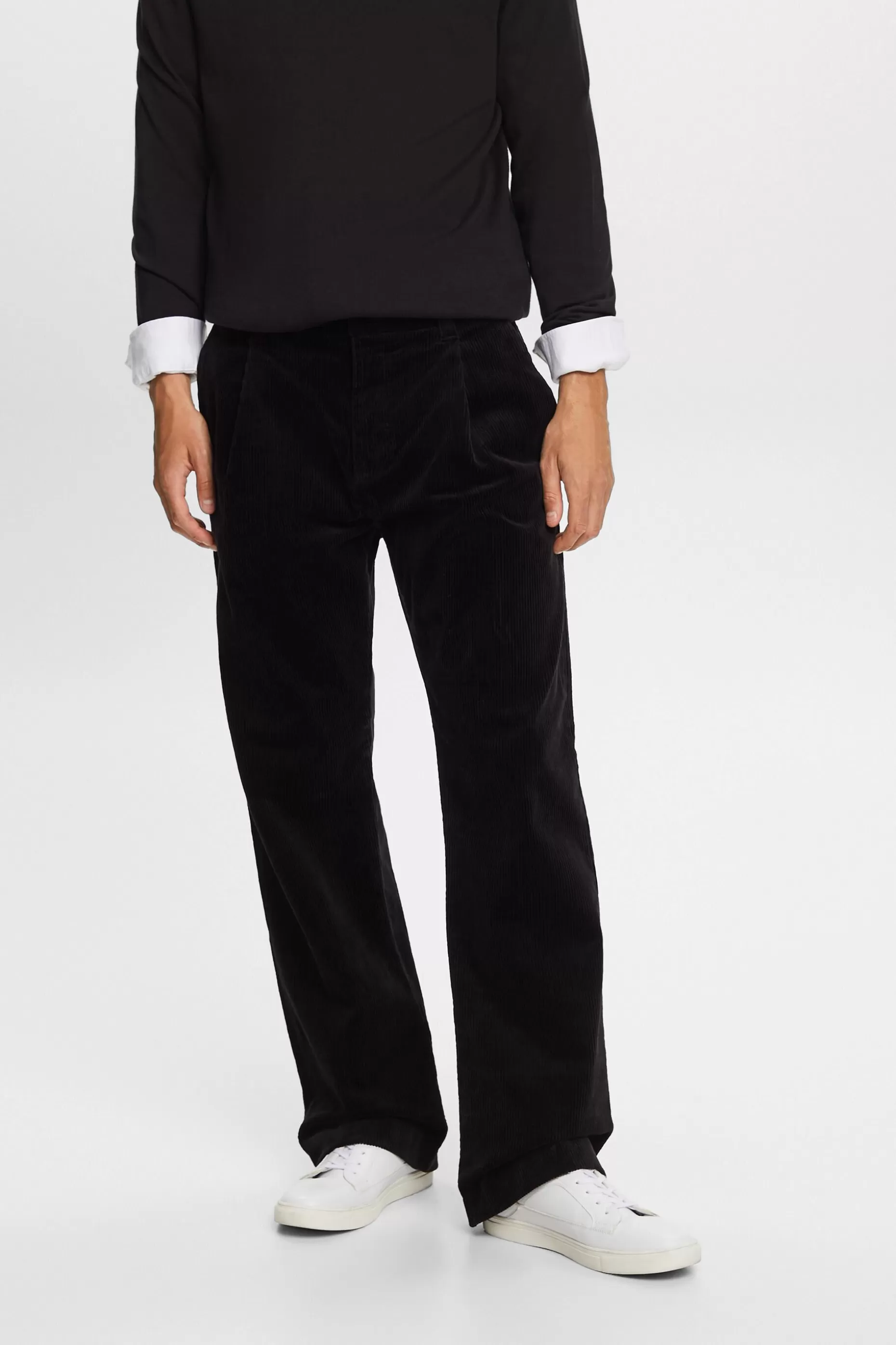 ESPRIT Wide Leg Corduroy Trousers at our Online Shop * Sale Under $50