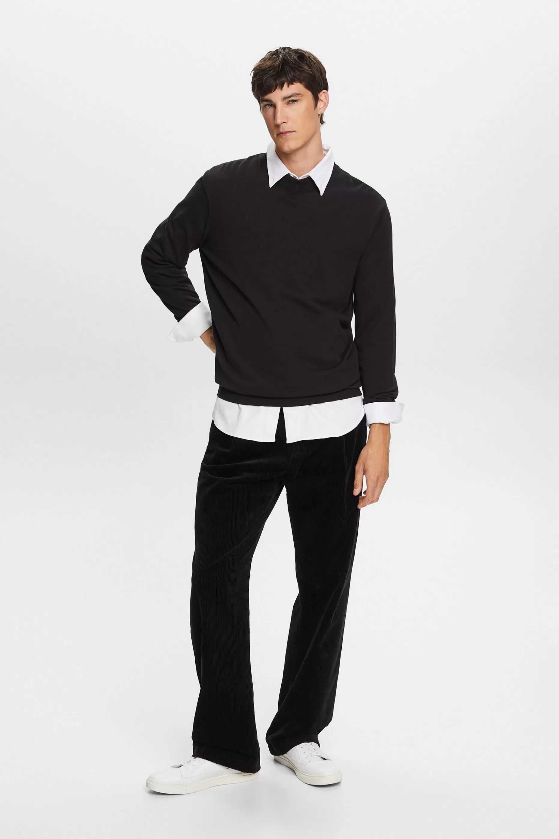 ESPRIT Wide Leg Corduroy Trousers at our Online Shop *Men Bottoms