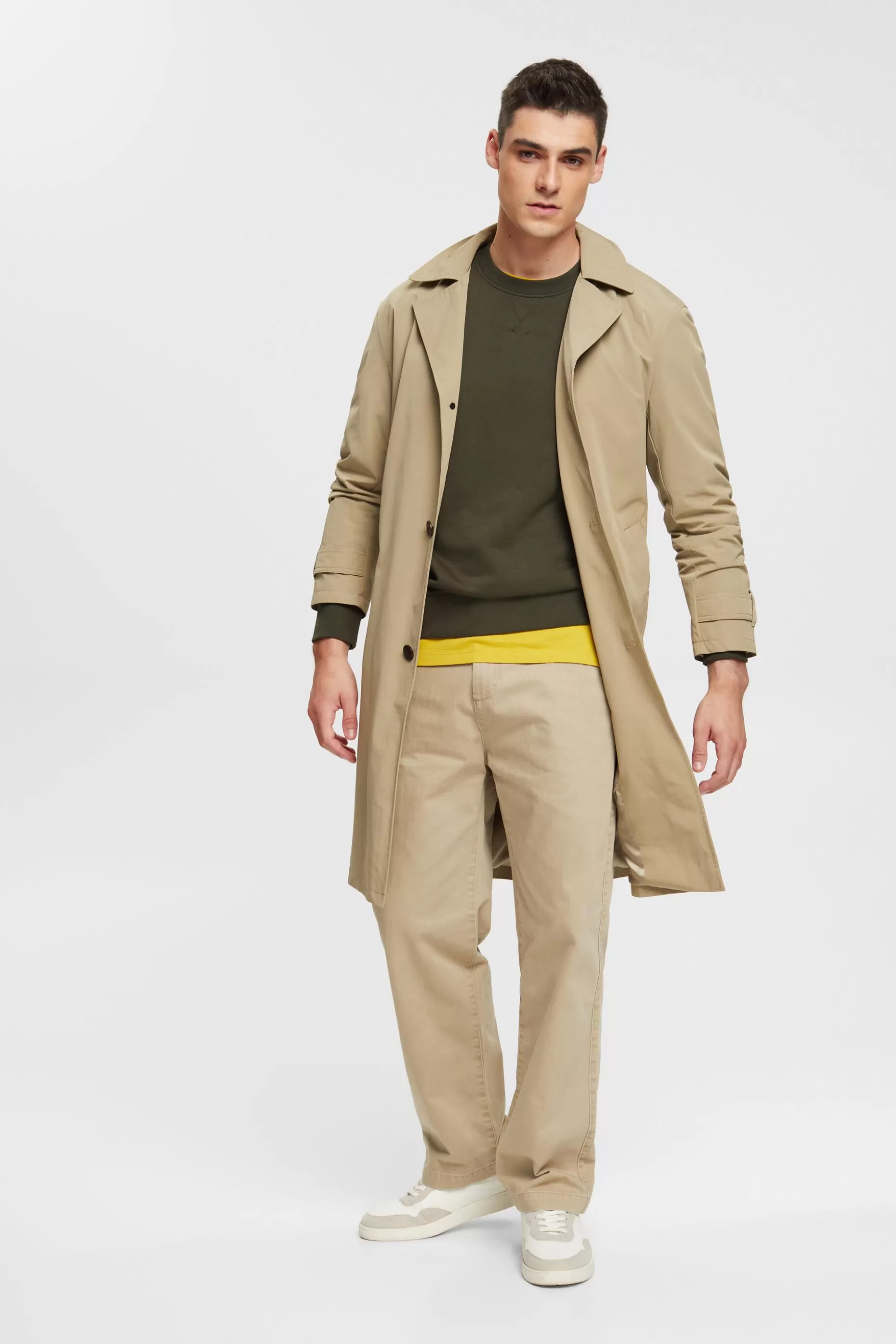 ESPRIT Wide leg, sustainable cotton trousers at our Online Shop *Men Bottoms