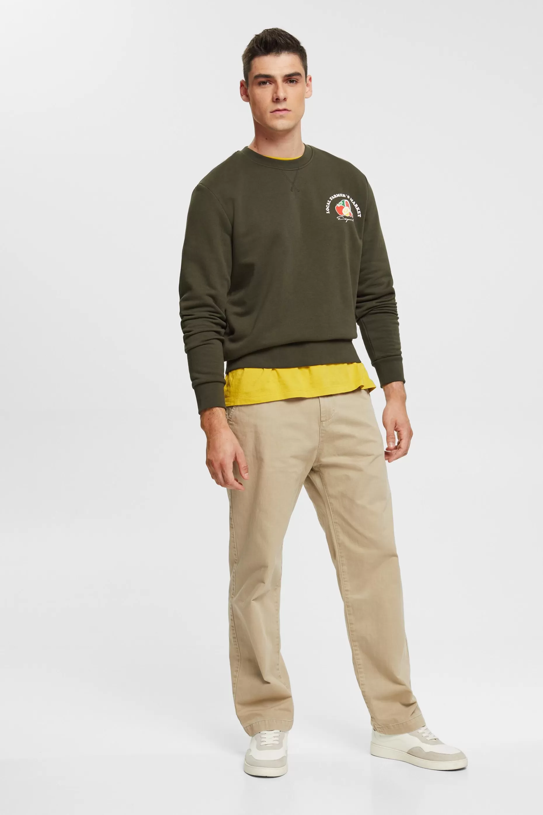 ESPRIT Wide leg, sustainable cotton trousers at our Online Shop *Men Pants + Joggers