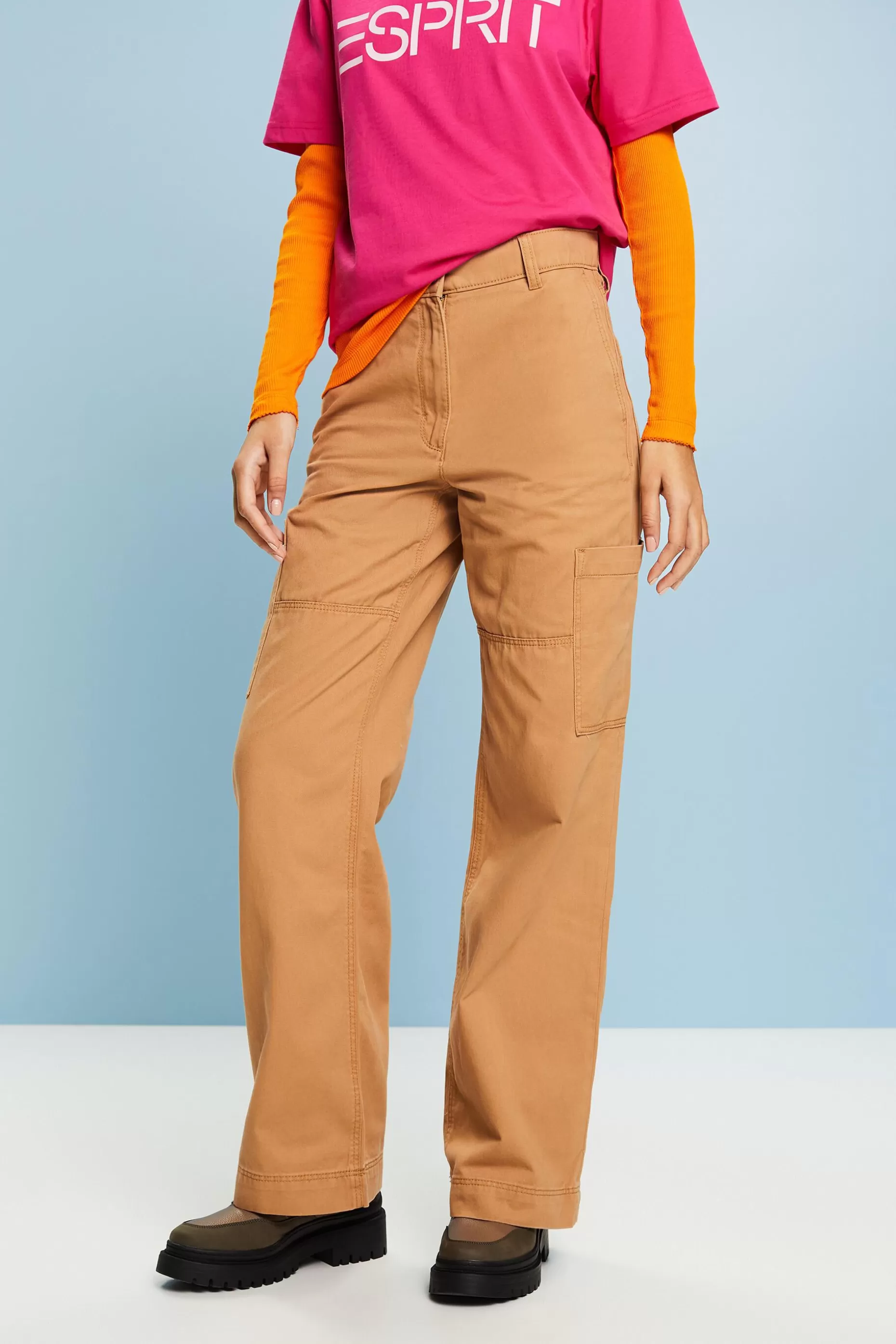 ESPRIT Wide-Leg Cargo Pants at our Online Shop * Sale Under $50