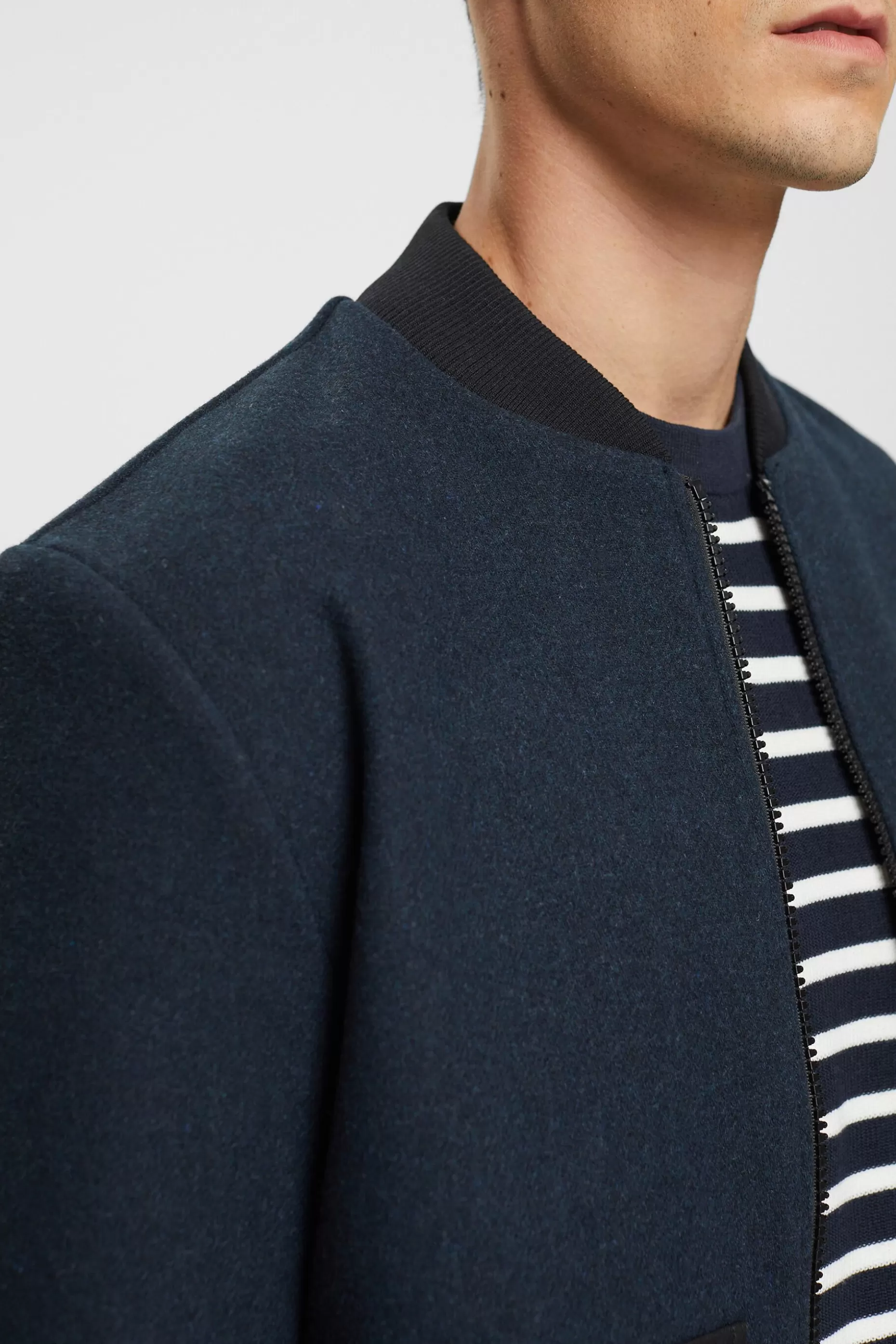 ESPRIT Wool blend bomber jacket at our Online Shop *Men Jackets + Coats