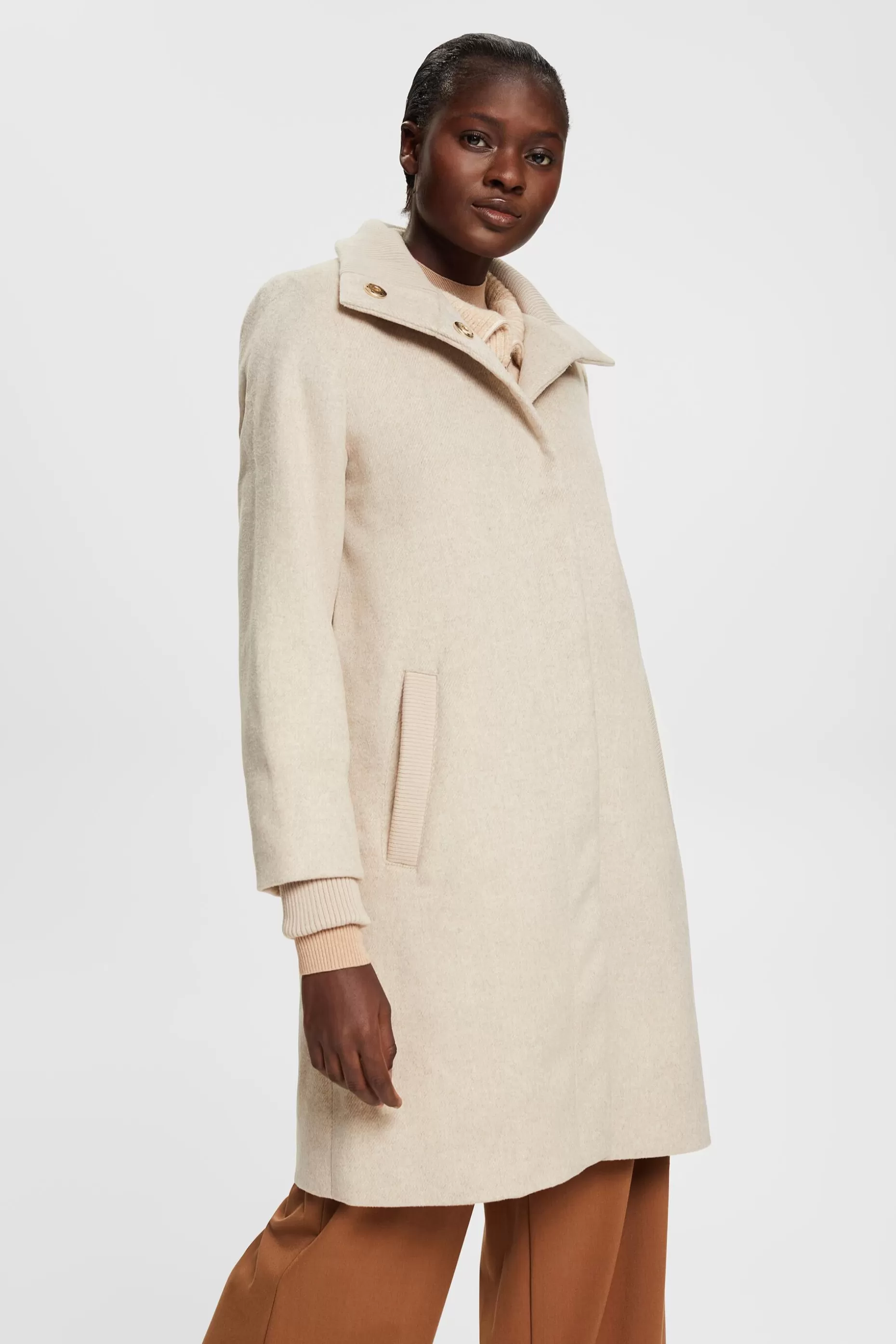 ESPRIT Wool blend coat at our Online Shop *Women Clearance 60%-70% Off