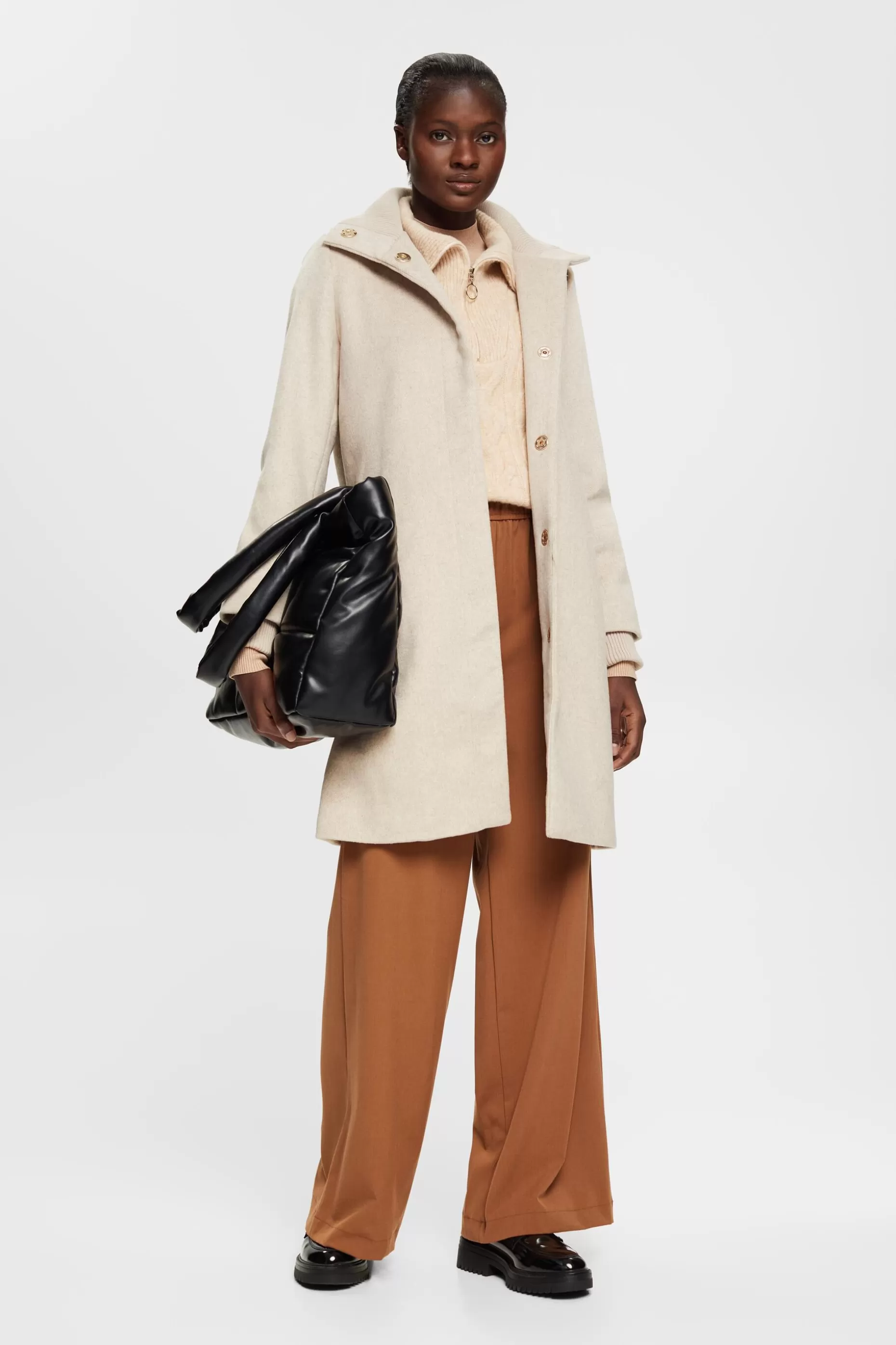 ESPRIT Wool blend coat at our Online Shop *Women Clearance 60%-70% Off