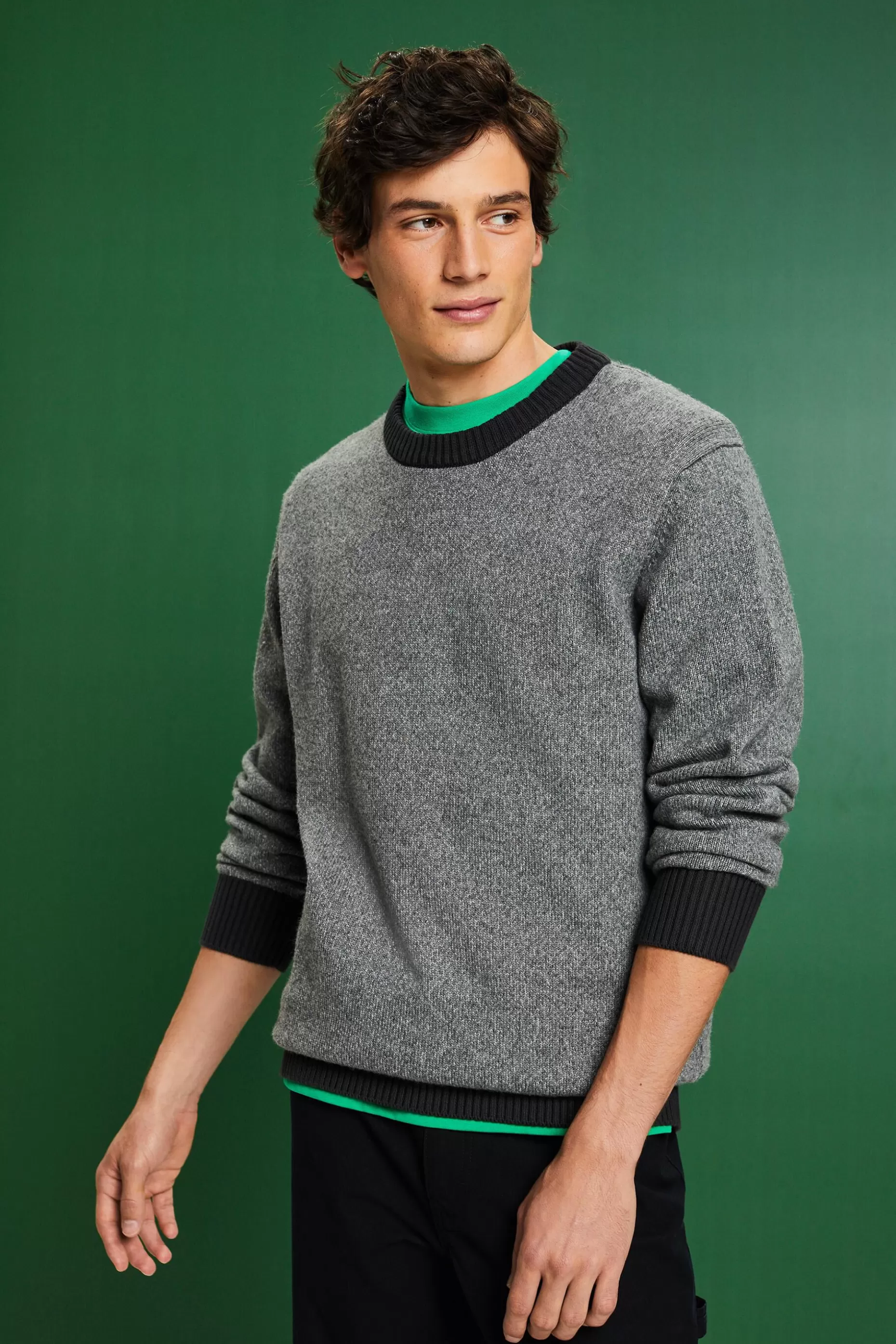 ESPRIT Wool Blend Crewneck Sweater at our Online Shop *Boys Boys