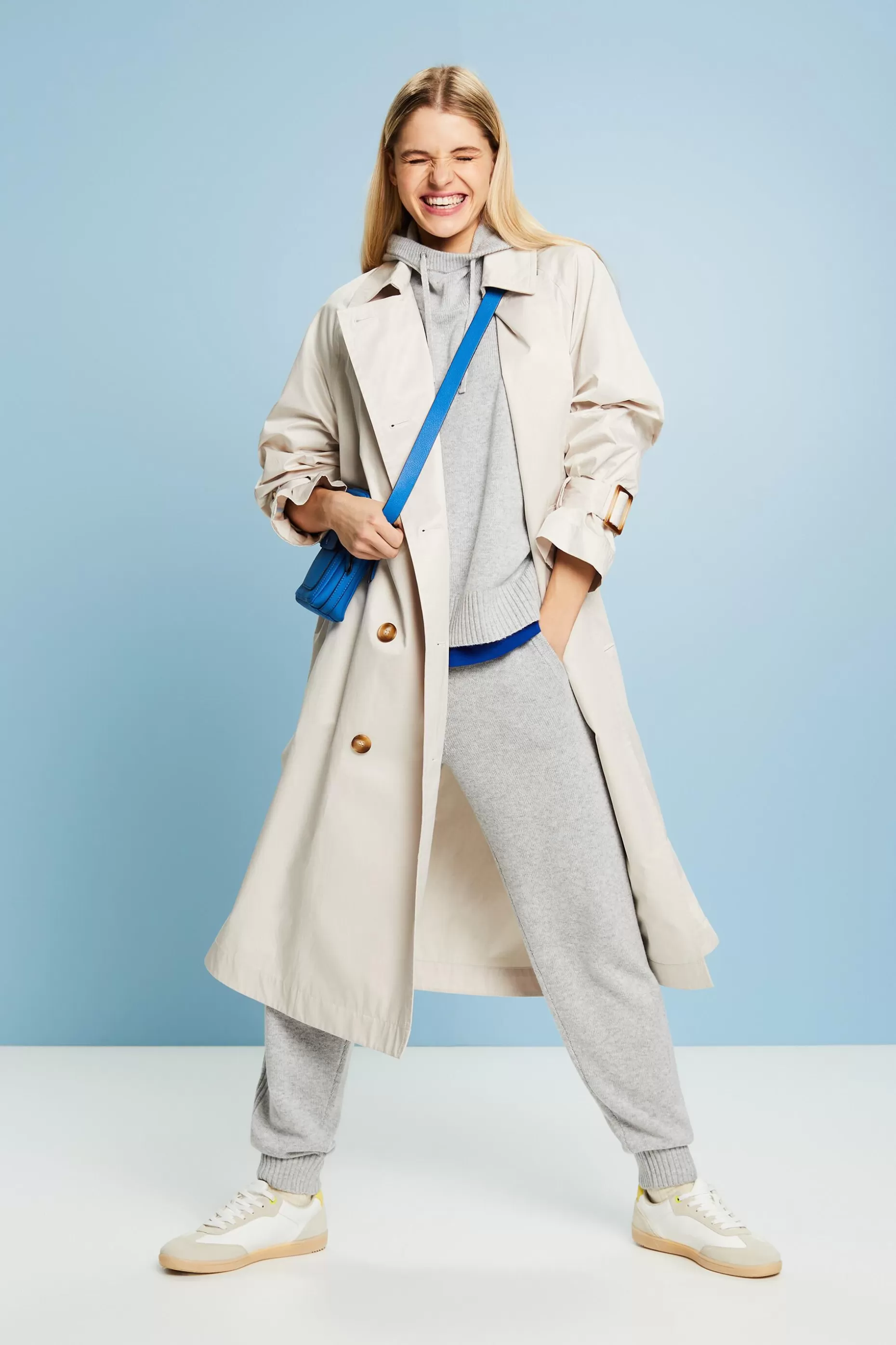 ESPRIT Wool Blend Hooded Sweater at our Online Shop *Women Sweaters